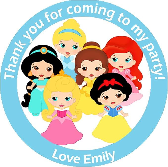 Personalised Princess Birthday Bunting Banner Party Decor 12 Flags Decoration for Kids Teens Children 1st 2nd 5th 7th 10th Any Age