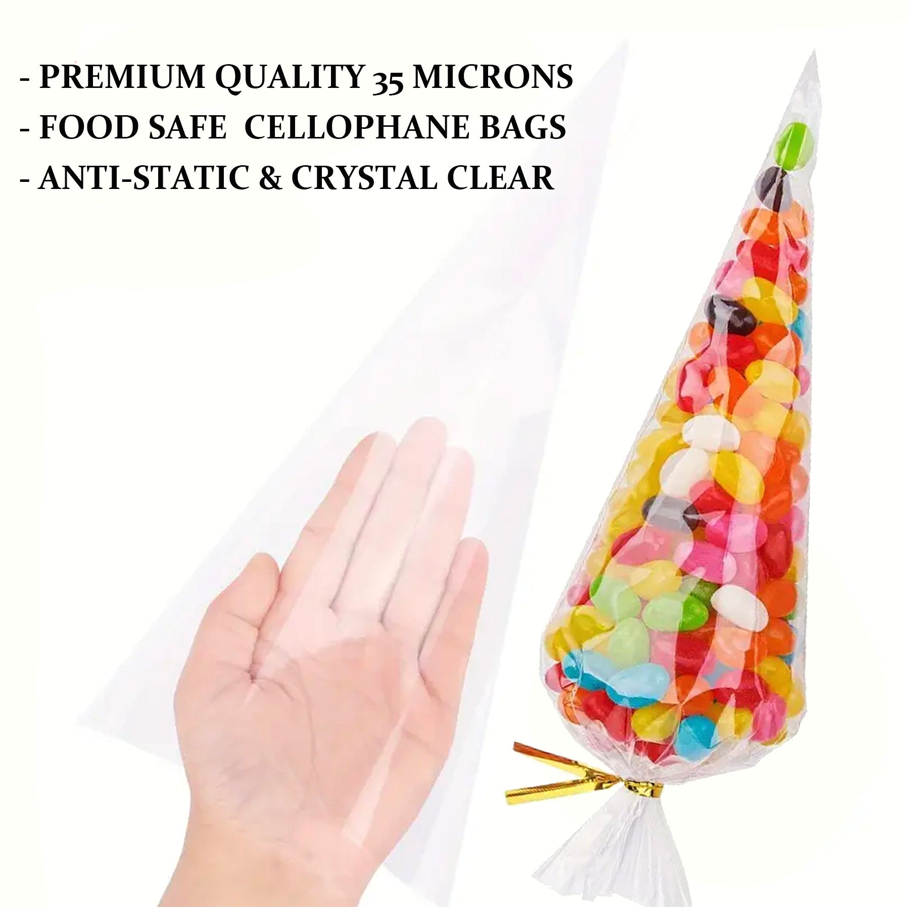 Pre-filled Sweet Cones Party Favours | Party Bags With Optional Personalisation Stickers | many themes |