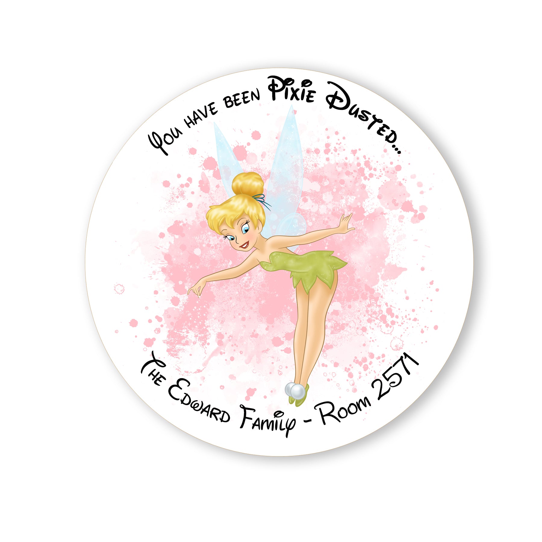 Pixie Dust/Fish Extender Gifts Personalized Stickers "You've Been Pixie Dusted" Fairy Stickers | Cruise Ducks & Cruise Gift Tags - Design 2