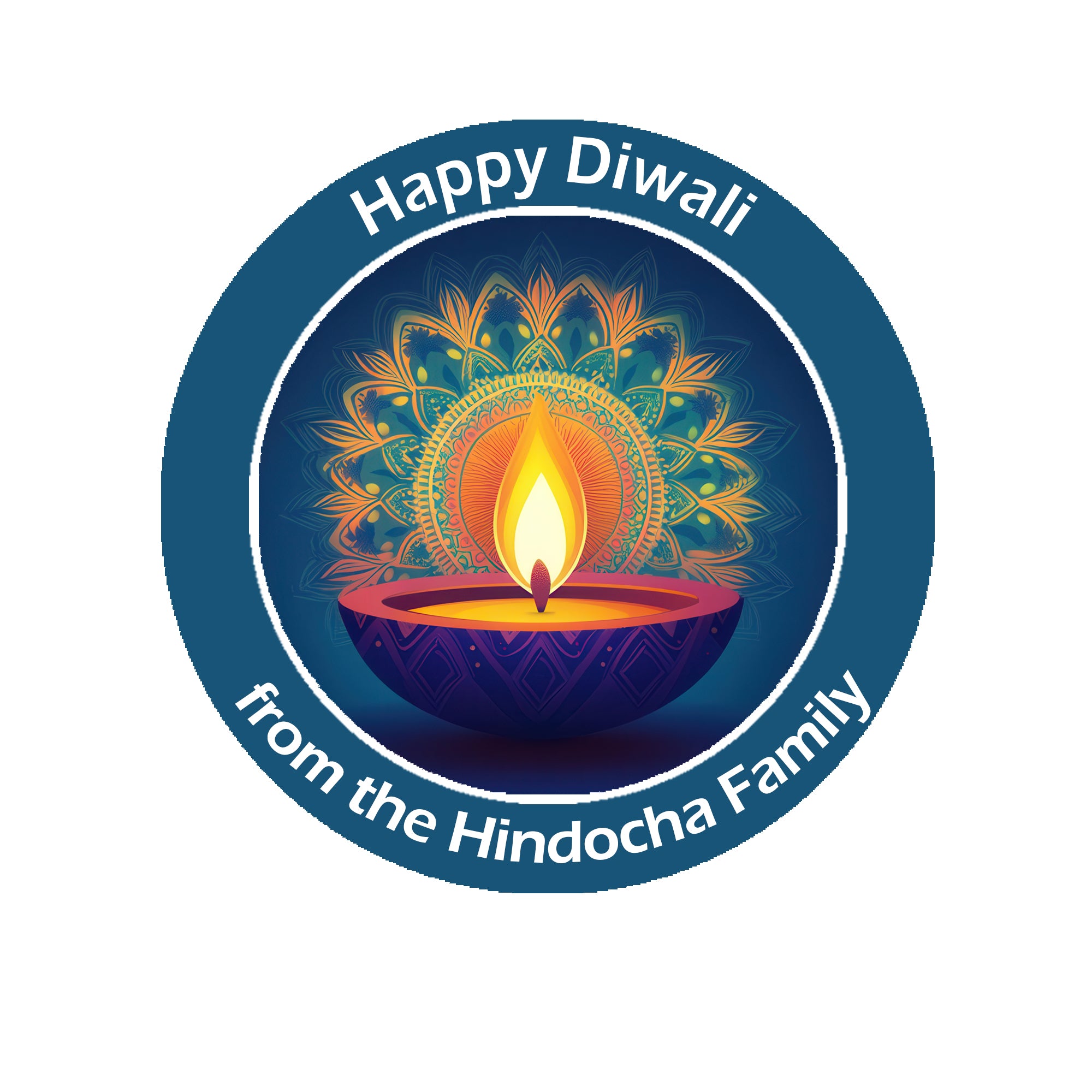 Personalised Diwali / Divali / Sal Mubarak Celebration Paisley x 24 Gift Present Stickers Labels tags