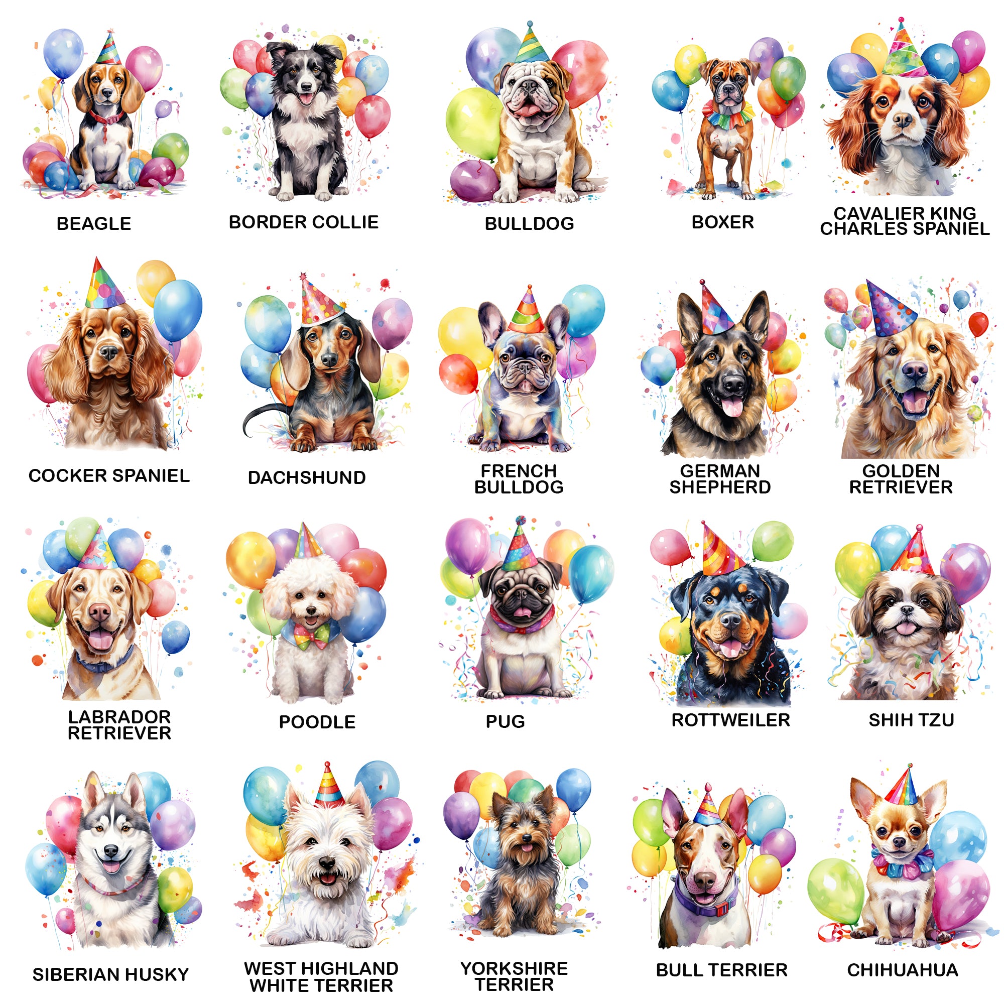 Personalised Dog Birthday Gift Box Treat – Custom Birthday Gifts for Any Breed – Holiday Puppy Treats & Doggy Present