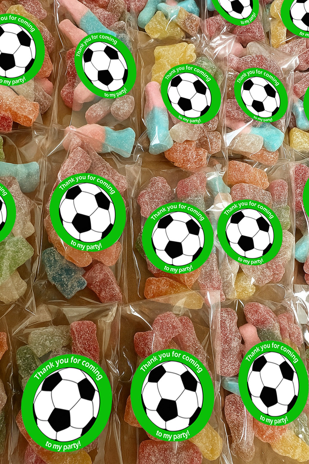 Pre-filled Sweet Favour Bags with Stickers Party Favours | Party Bags | With Themed Stickers | Various Styles