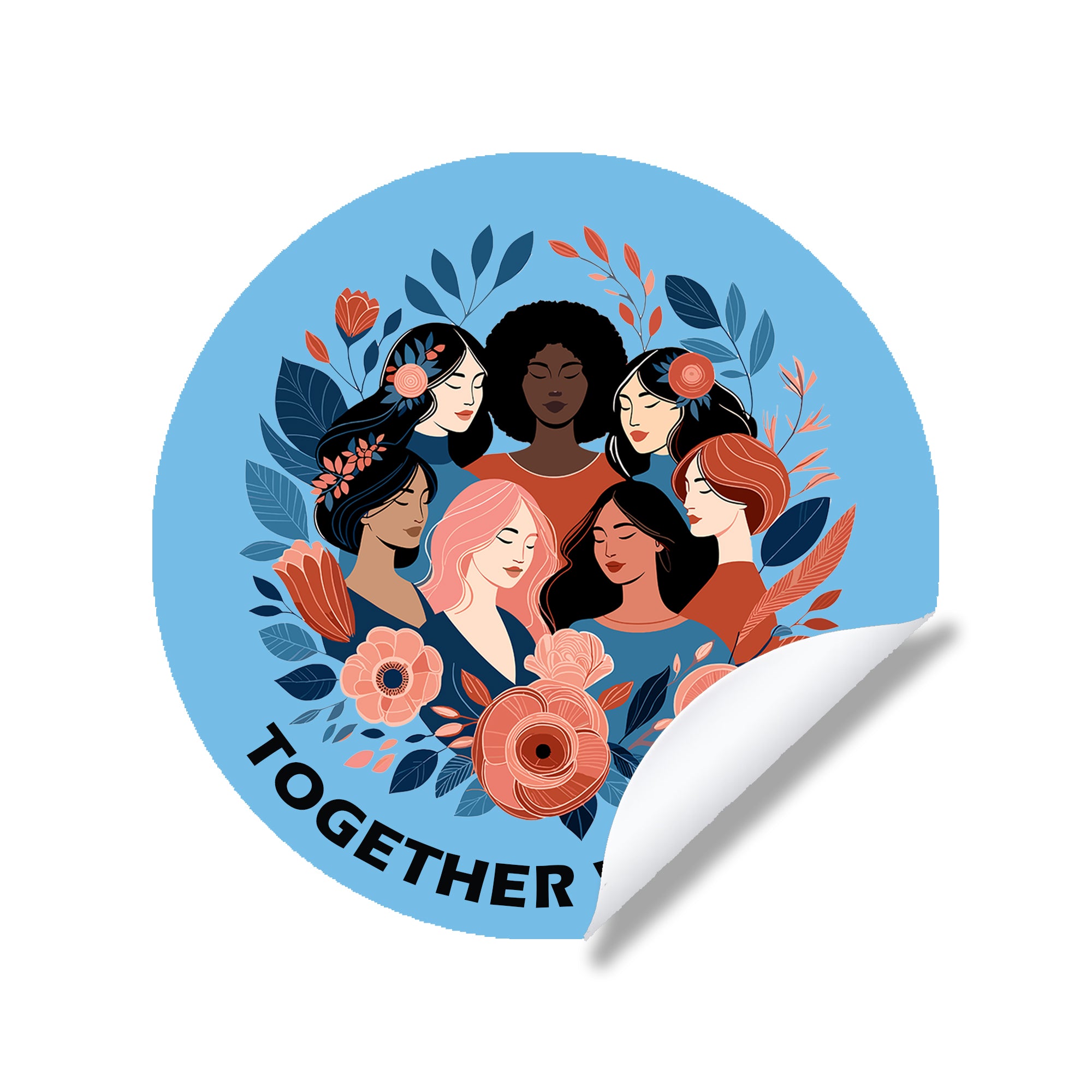Happy International Women's Day Stickers 2024, Business Red, White Sticker Sweet Sweet Cone Bags EmpowerHER: International Women's Day 24/35
