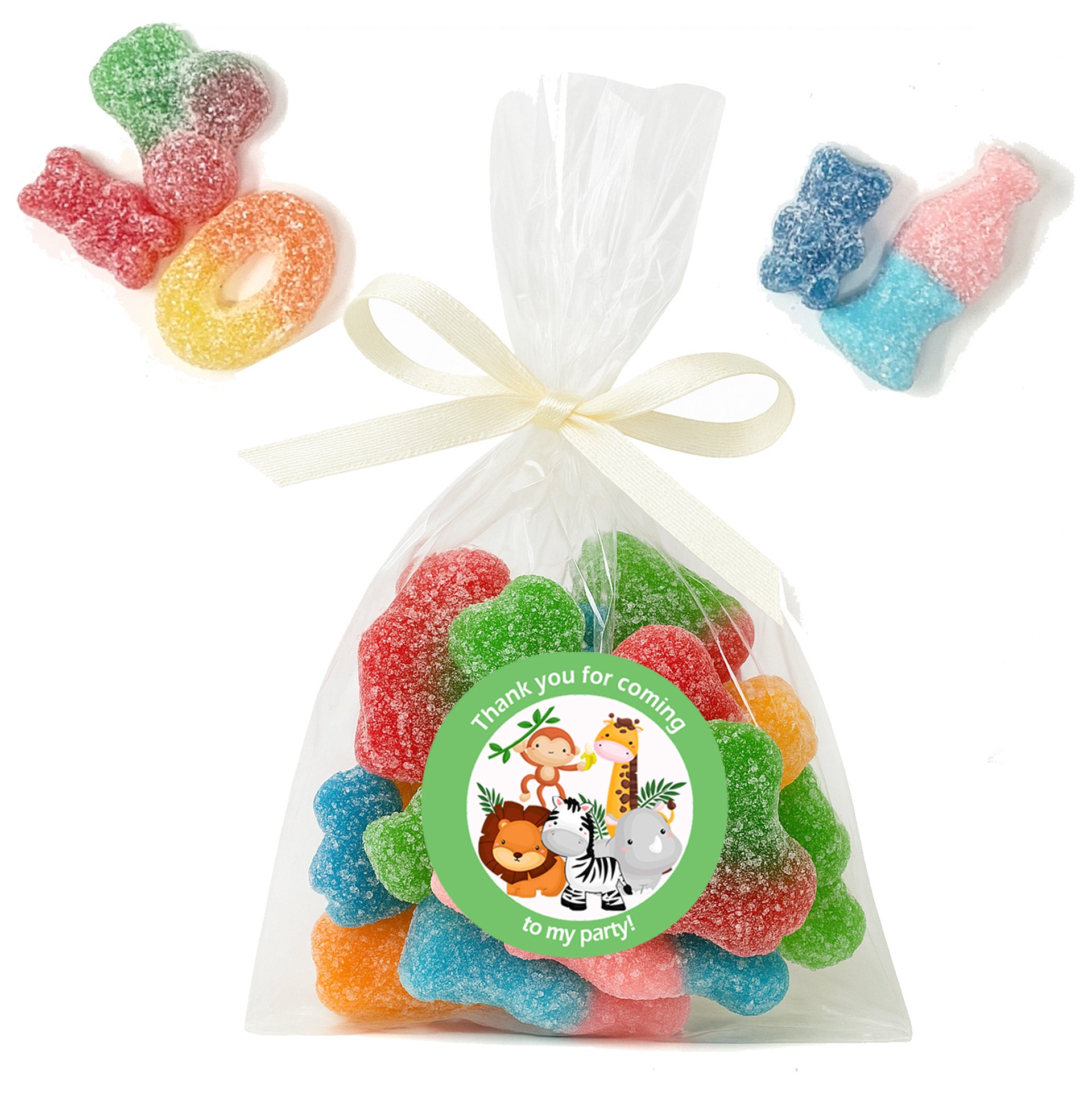 Pre-filled Sweet Favour Bags with Stickers Party Favours | Party Bags | With Themed Stickers | Various Styles