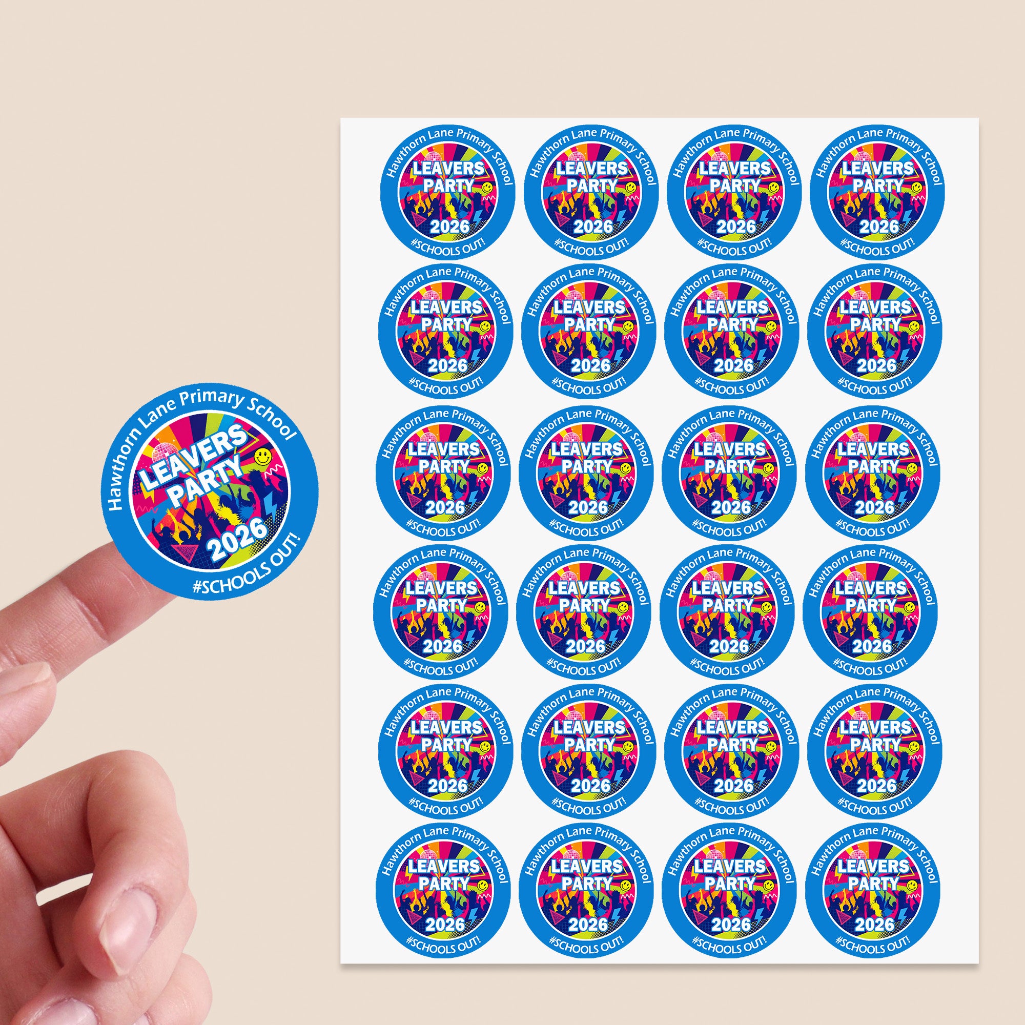 Personalised Class of 2026 Chocolate coins Year 6 / 11 School Leaver Teacher Leaving Gifts School Stickers, Graduation labels - End of Year