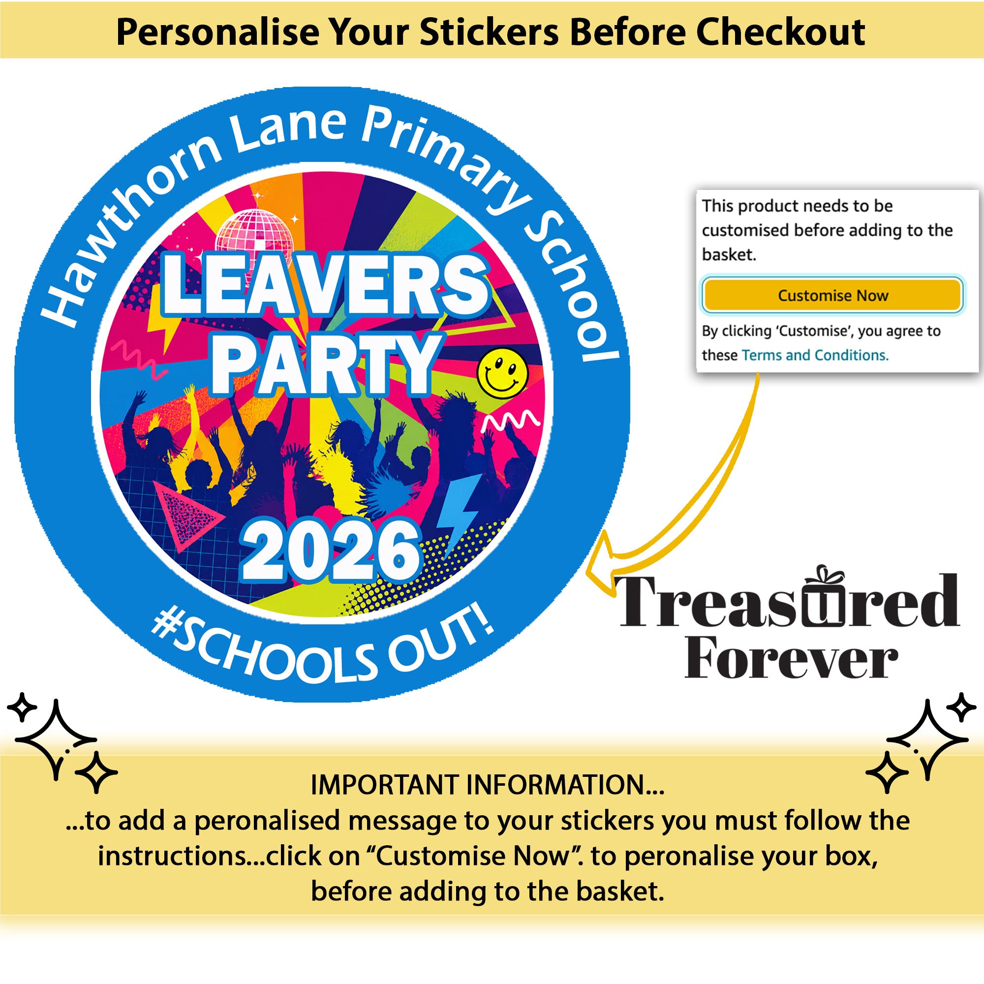 Personalised Class of 2026 Chocolate coins Year 6 / 11 School Leaver Teacher Leaving Gifts School Stickers, Graduation labels - End of Year
