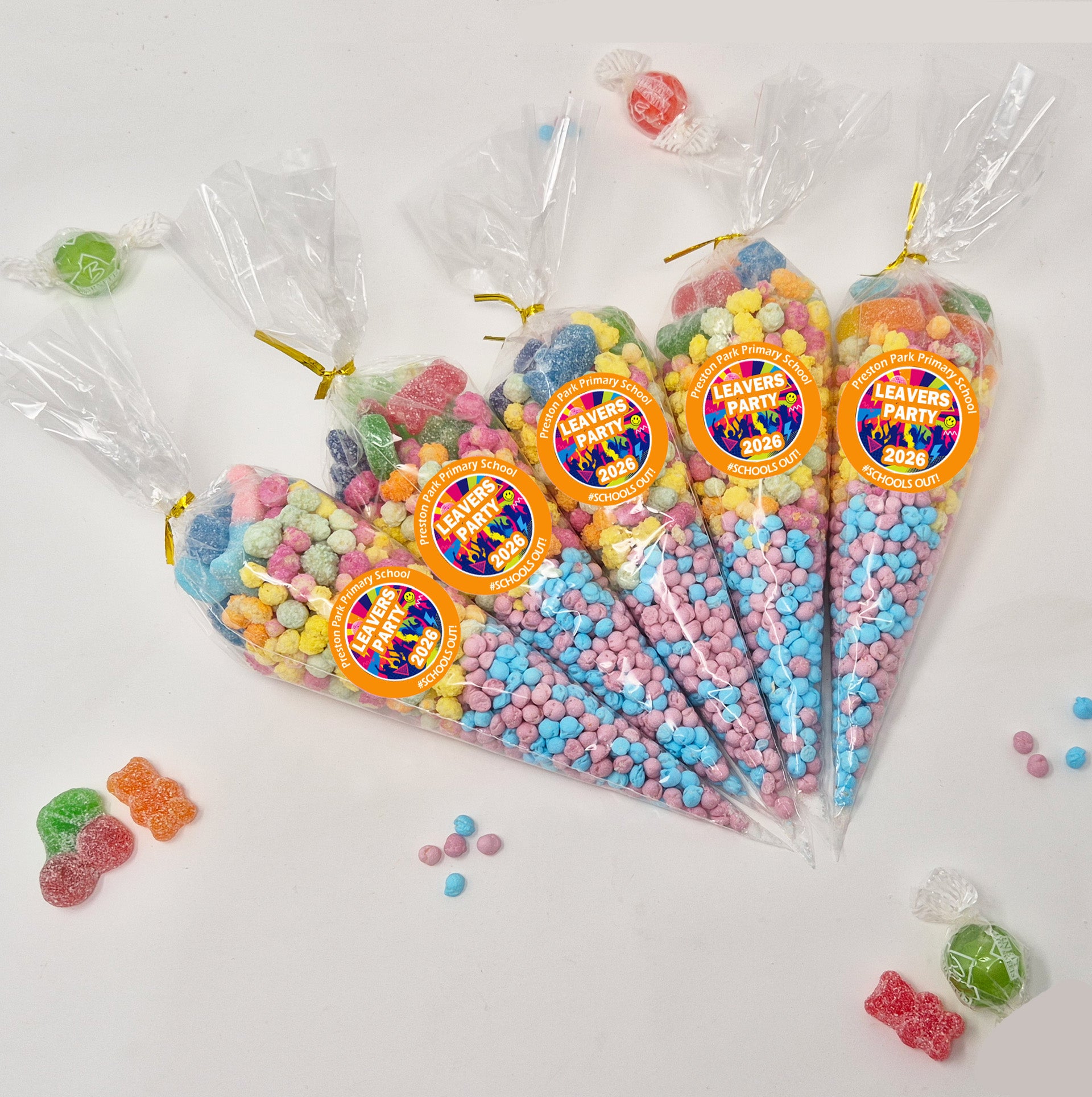 Personalised Class of 2026 Leavers Vegan Sweet Treats Year 6 / 11 School Teacher Gifting Gifts School , Graduation labels - End of Year