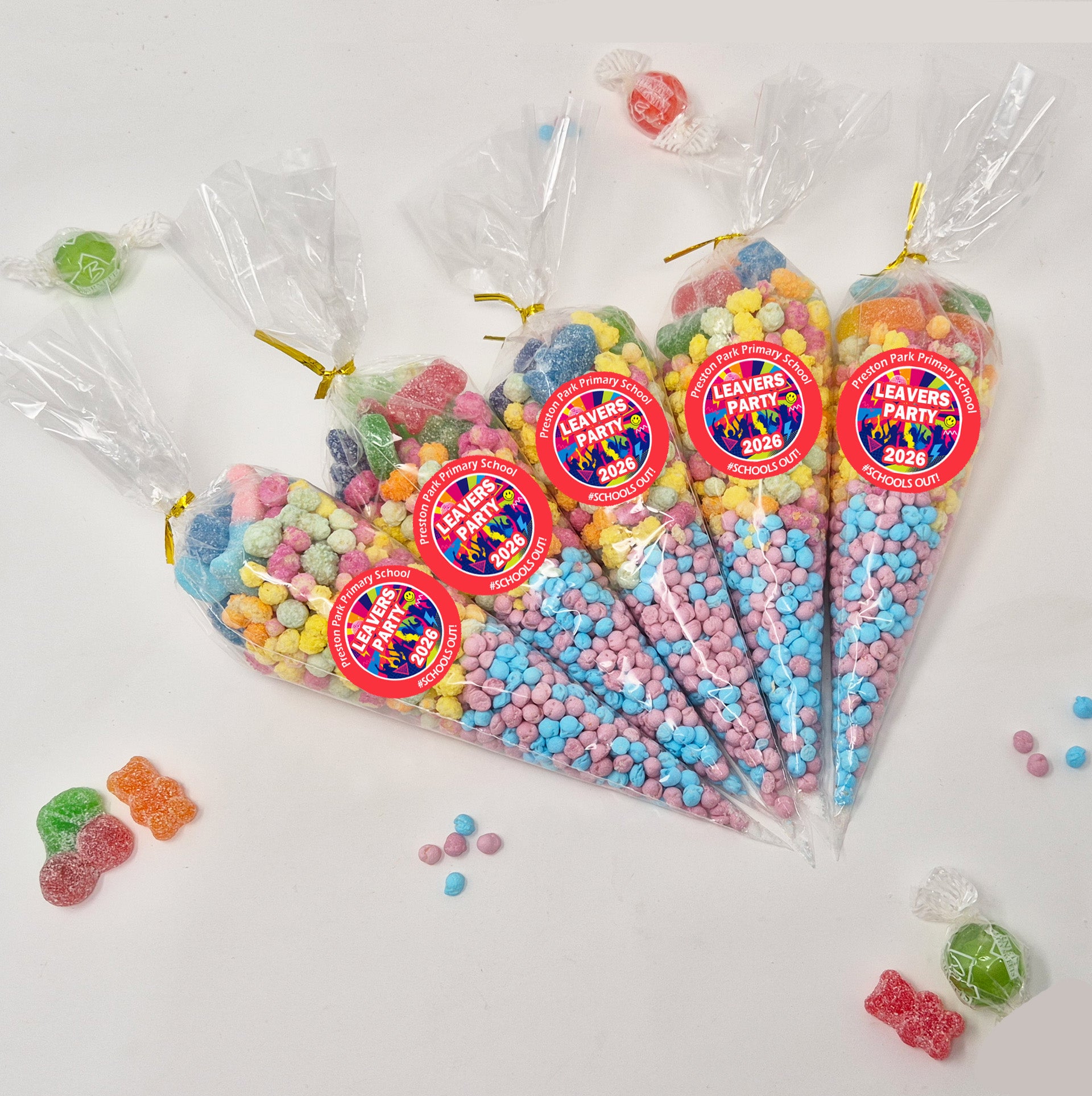 Personalised Class of 2026 Leavers Vegan Sweet Treats Year 6 / 11 School Teacher Gifting Gifts School , Graduation labels - End of Year