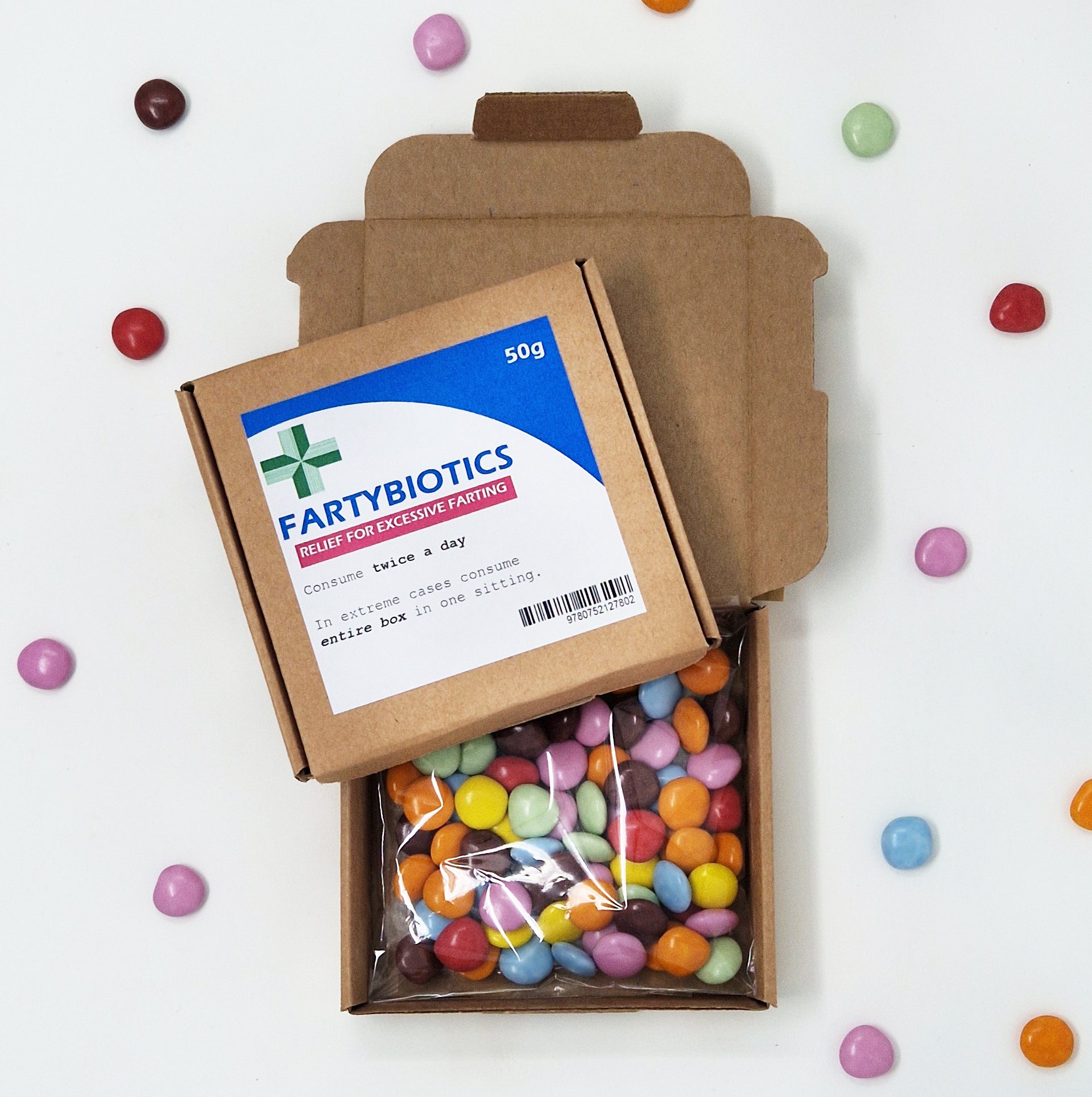 Anti-Farting Anti Moaning Old Git Pills Gag Gift Novelty Sweet Bag Funny Birthday/ Fathers Day Surprise Chocolate Treat Bag Joke Chocolate Present