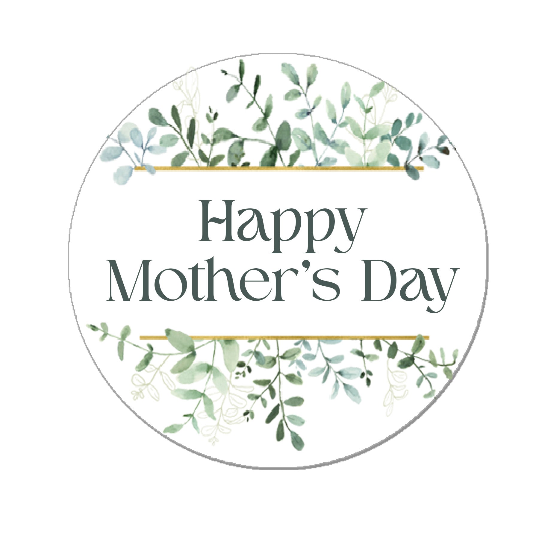 Happy Mother's Day Stickers - Wax Melts, Business Red, White Sticker Sweet Sweet Cone Bags Sizes 3.7cm & 4.5cm