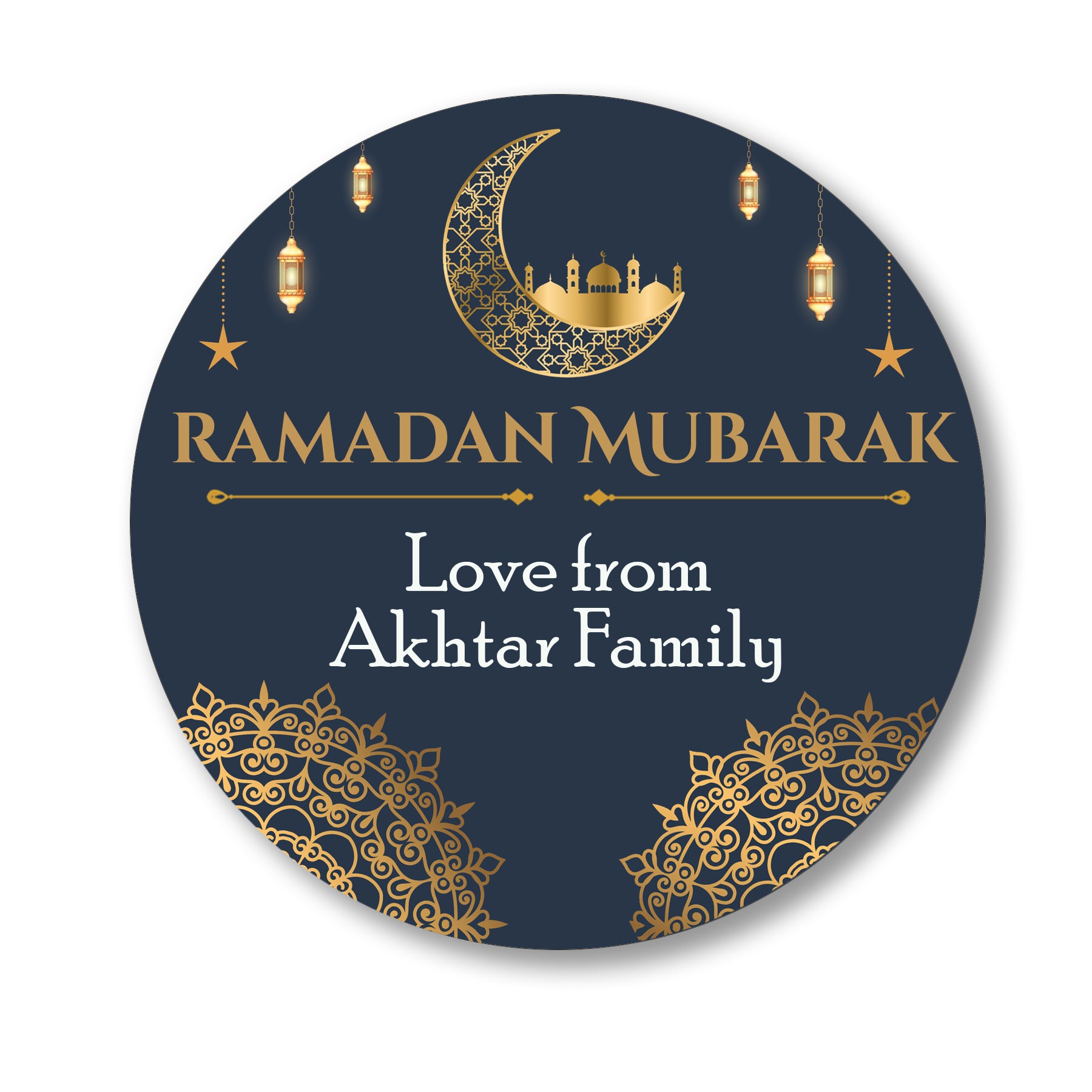 Personalised Eid Ramadan chocolate Coins Luxury Gold foiled discs- gifting, Eid, gold