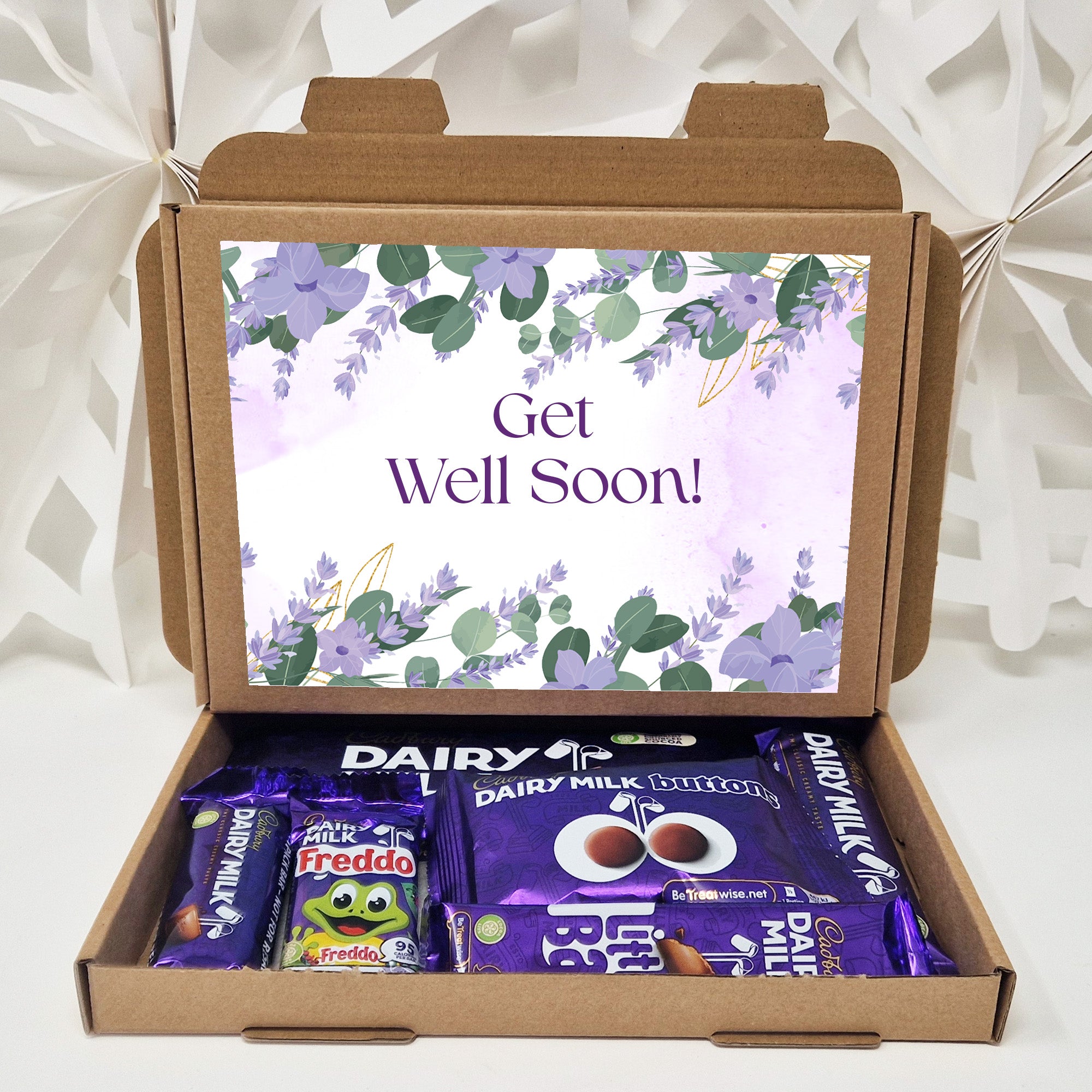Personalised Cadbury Dairy Milk Chocolate Gift Hamper – Birthday, Mother’s Day, Thank You, Get Well Soon, Thinking of You