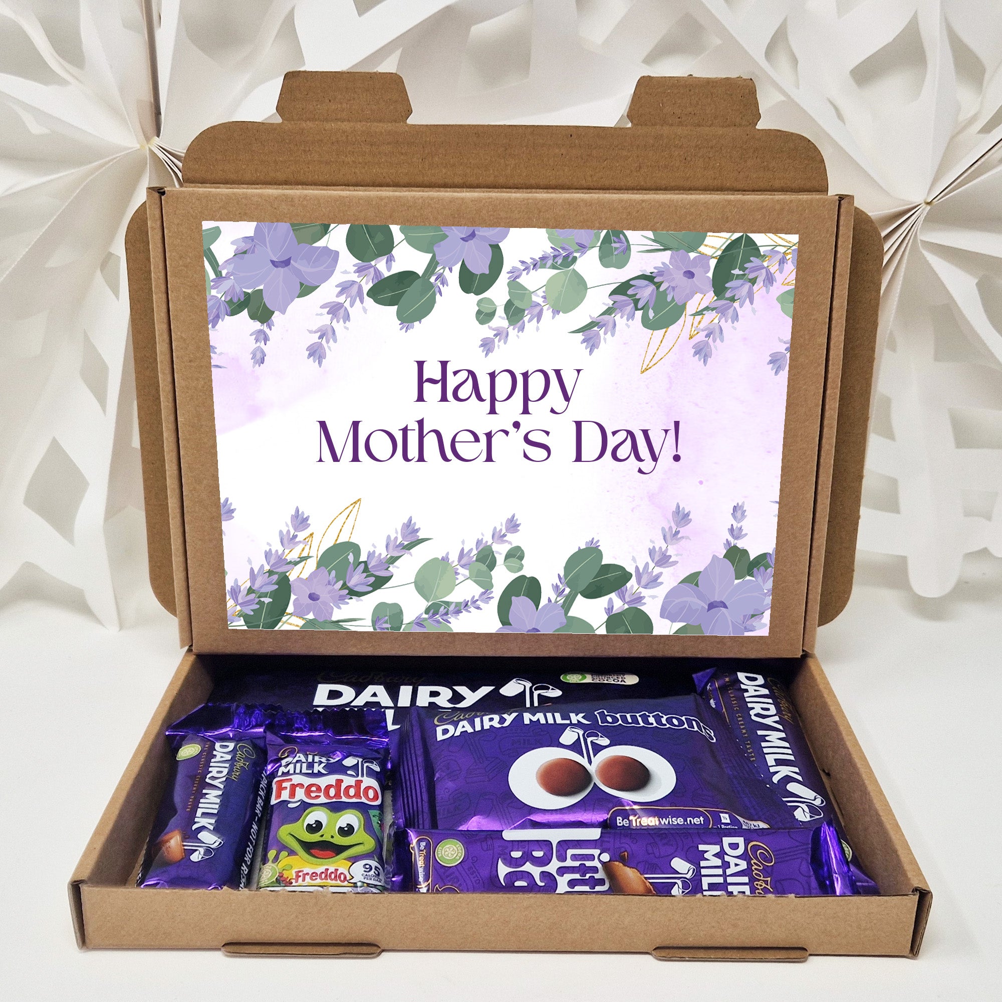 Personalised Cadbury Dairy Milk Chocolate Gift Hamper – Birthday, Mother’s Day, Thank You, Get Well Soon, Thinking of You