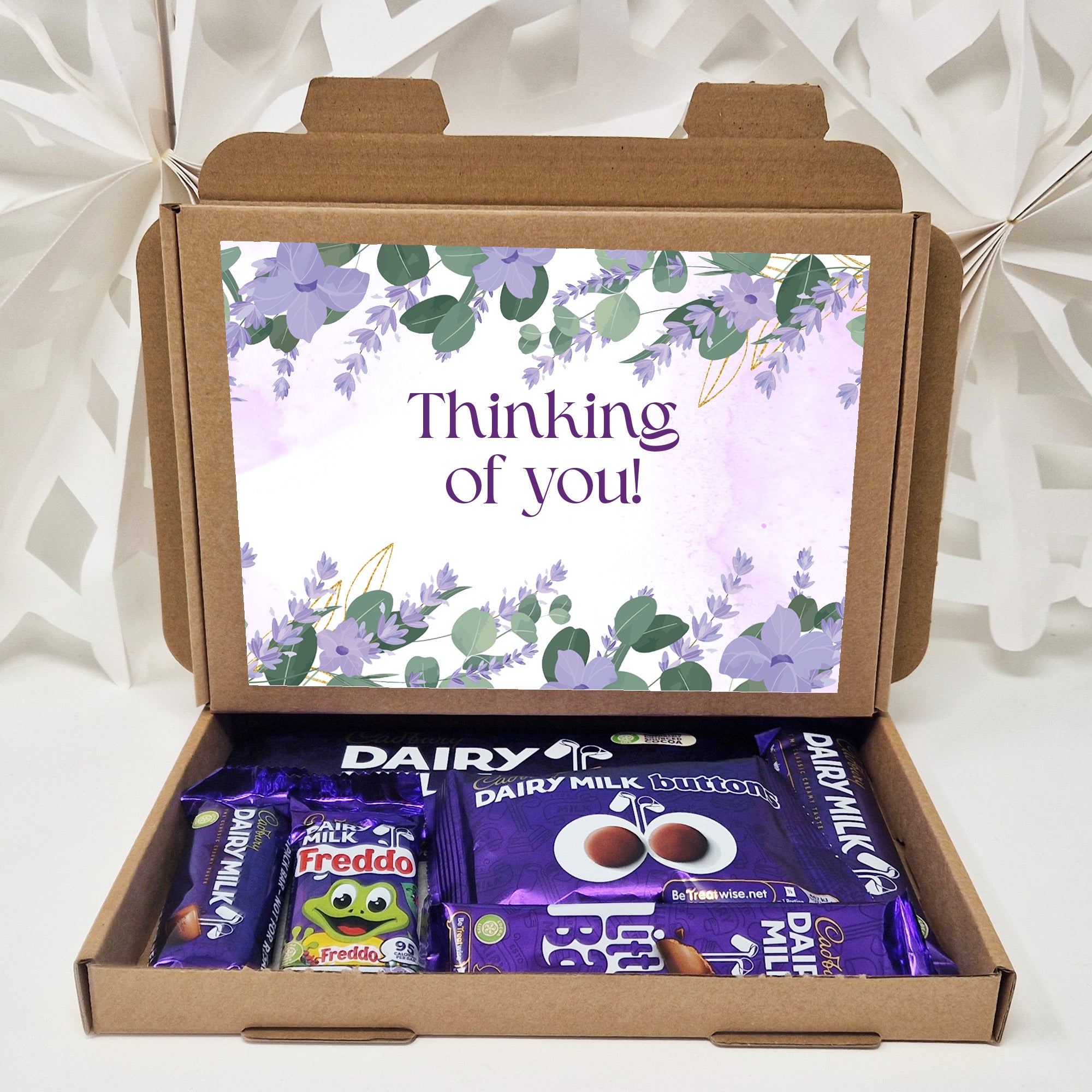 Personalised Cadbury Dairy Milk Chocolate Gift Hamper – Birthday, Mother’s Day, Thank You, Get Well Soon, Thinking of You
