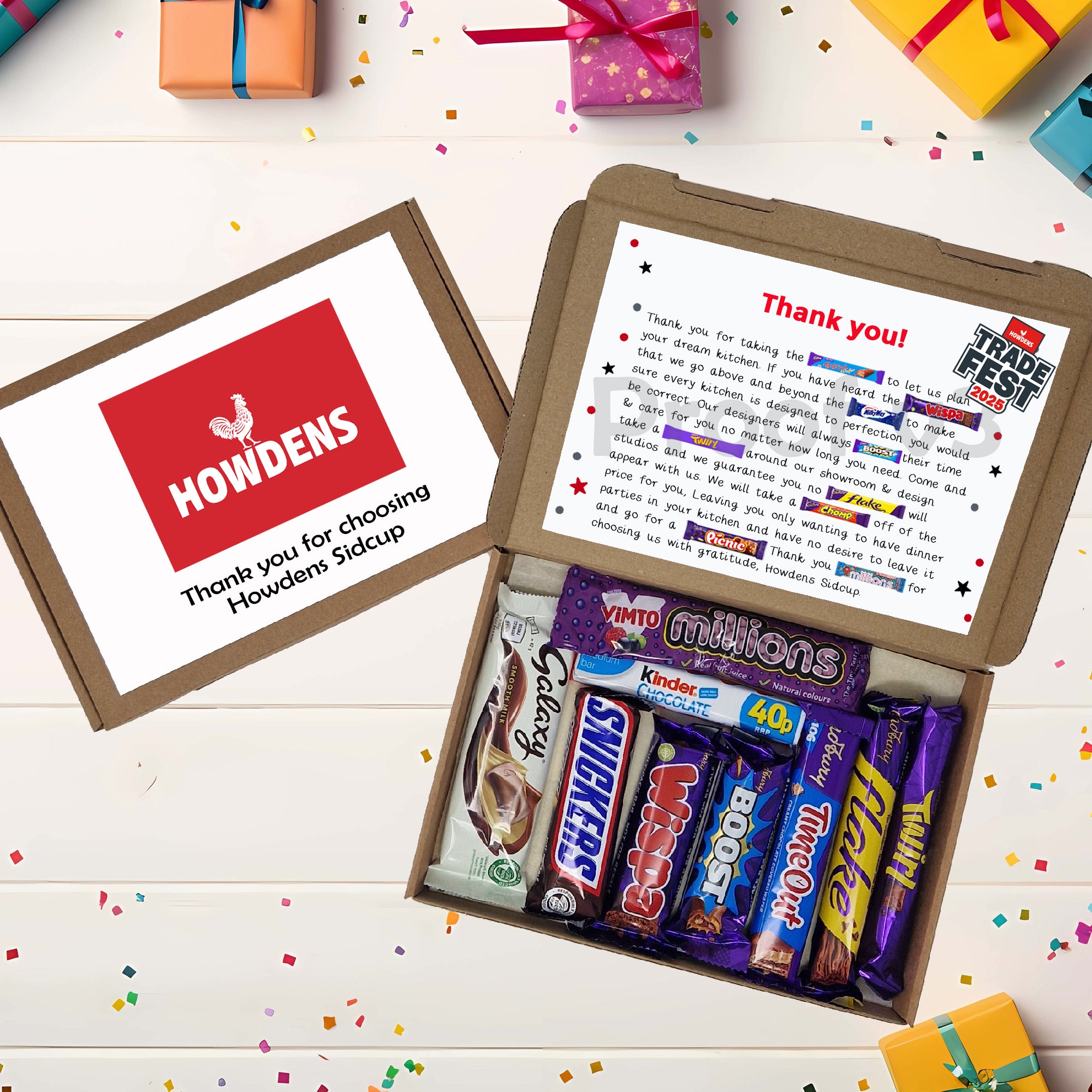 Corporate gifting Thank you Treat Box - Poem