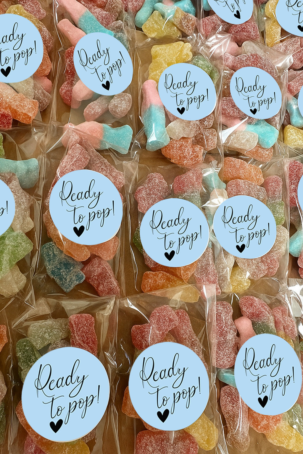Pre-filled Sweet Favour Bags with Stickers Party Favours | Party Bags | With Themed Stickers | Various Styles