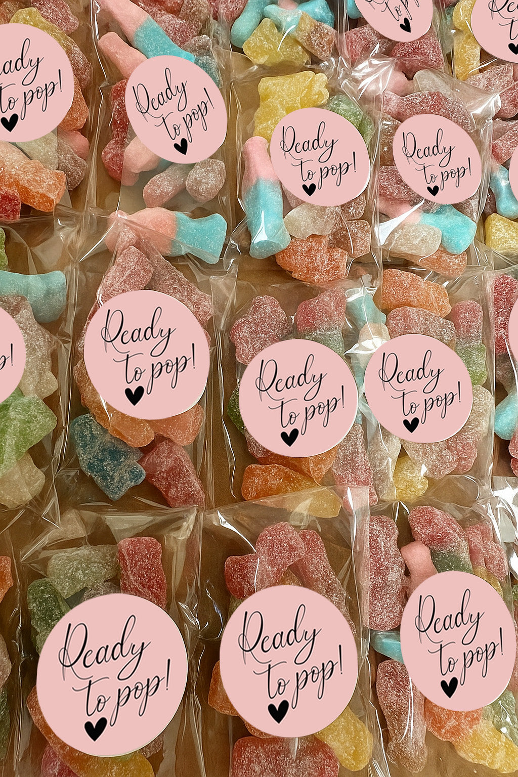 Pre-filled Sweet Favour Bags with Stickers Party Favours | Party Bags | With Themed Stickers | Various Styles