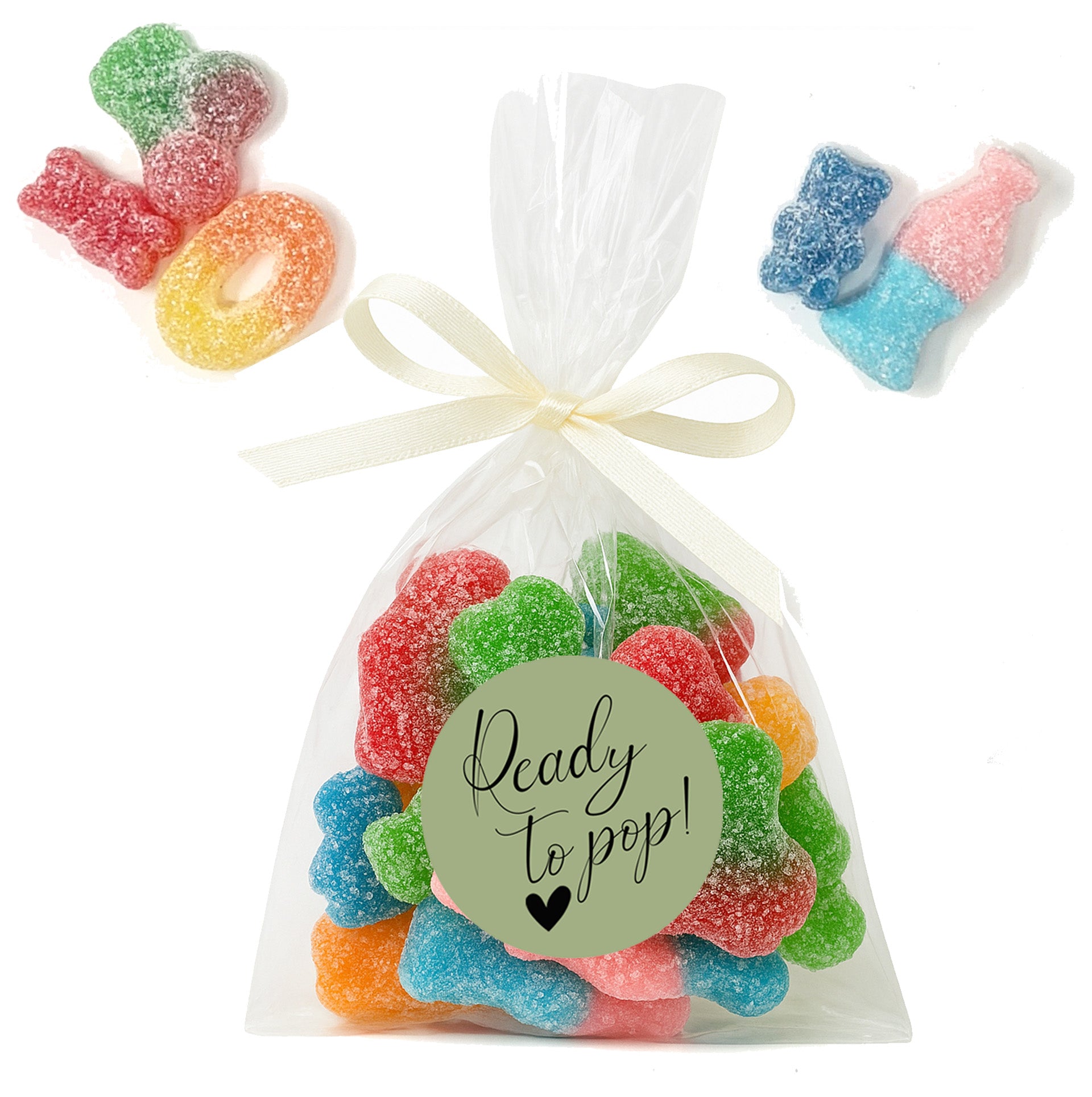 Pre-filled Sweet Favour Bags with Stickers Party Favours | Party Bags | With Themed Stickers | Various Styles
