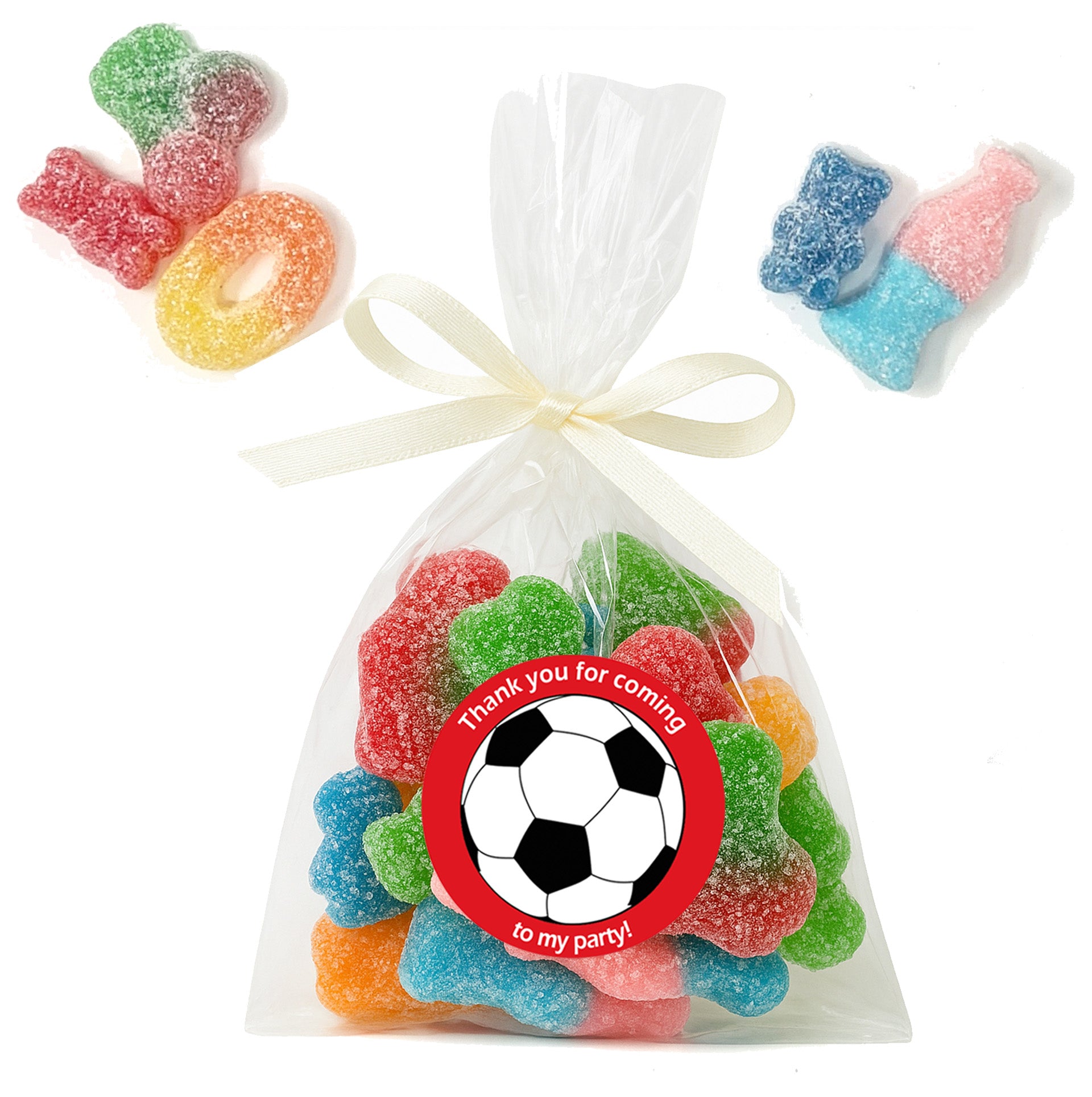 Pre-filled Sweet Favour Bags with Stickers Party Favours | Party Bags | With Themed Stickers | Various Styles