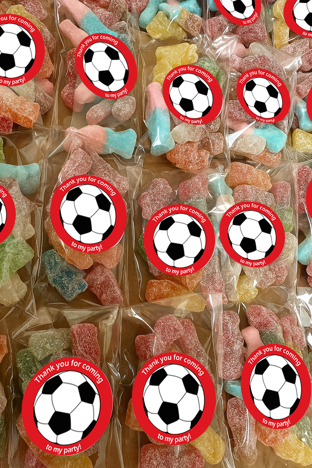 Pre-filled Sweet Favour Bags with Stickers Party Favours | Party Bags | With Themed Stickers | Various Styles