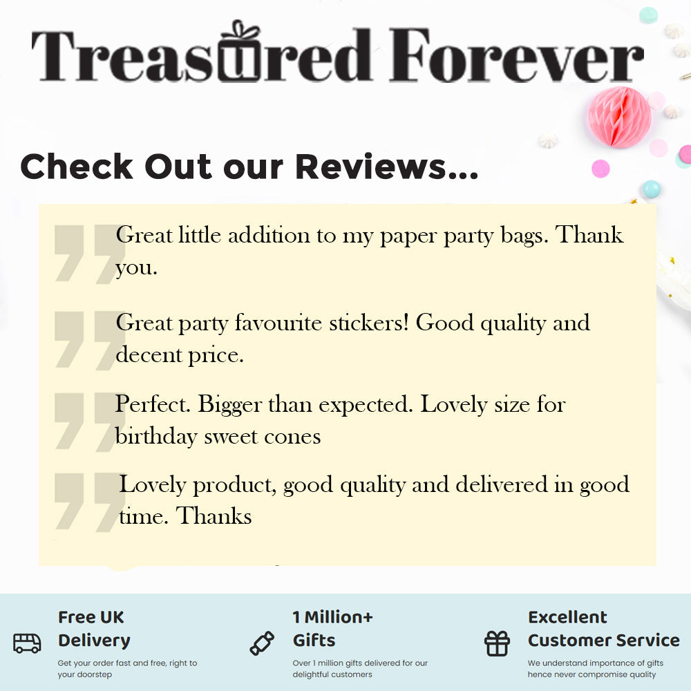 Personalised Pirate Adventure Party Stickers – Thank You Labels for Sweet Cones & Favour Bags