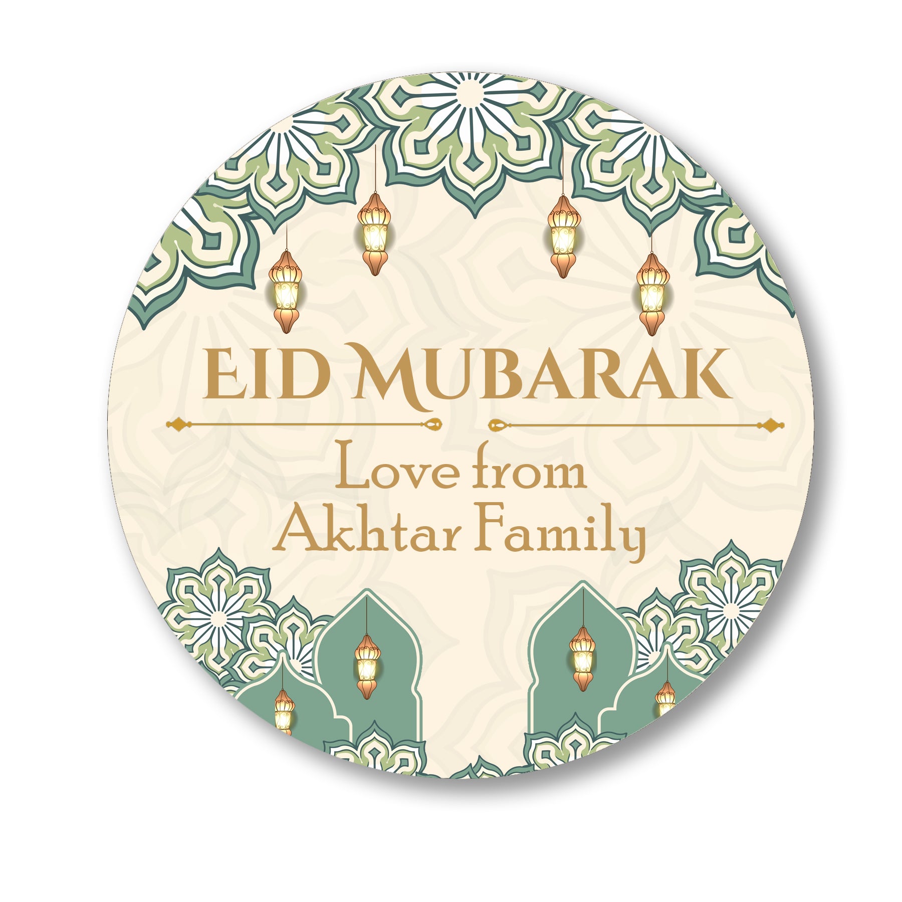 Personalised Eid Ramadan chocolate Coins Luxury Gold foiled discs- gifting, Eid, gold