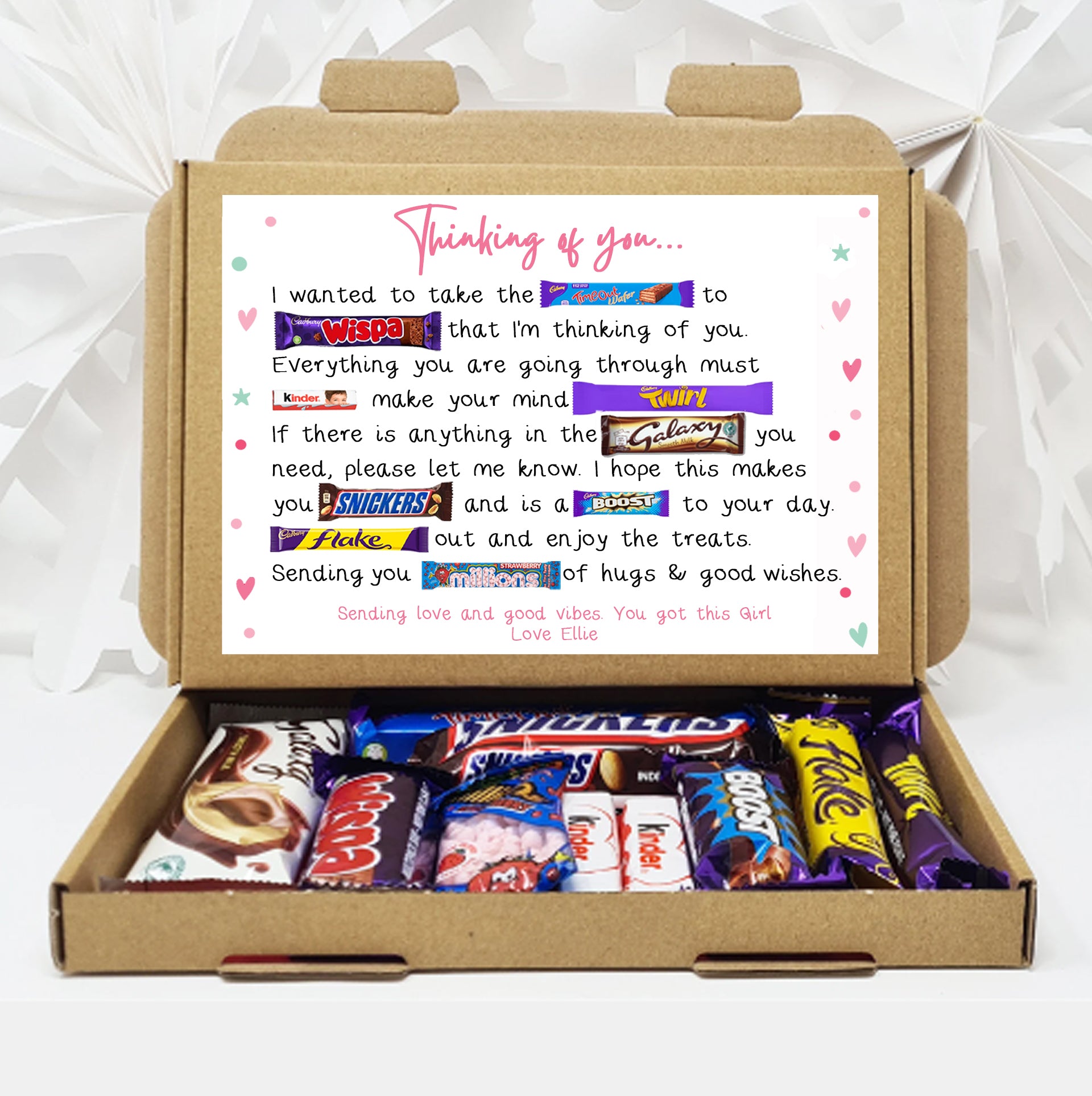 You got this Thinking of you Treat Box, Hug in a box, Letterbox gift, Cheer up, Pick me up, Good Luck gift, gift for friend, thinking of you