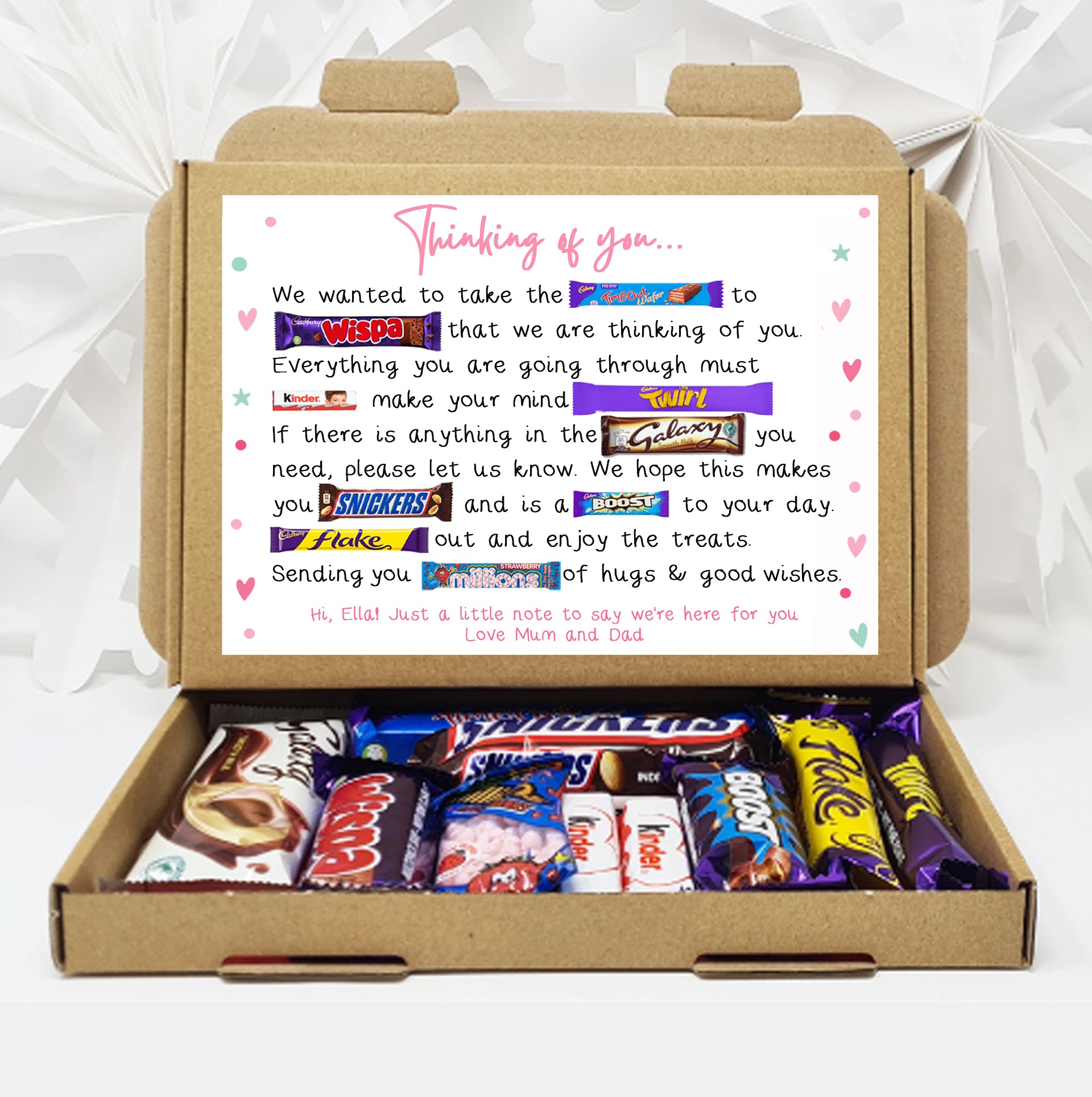 You got this Thinking of you Treat Box, Hug in a box, Letterbox gift, Cheer up, Pick me up, Good Luck gift, gift for friend, thinking of you