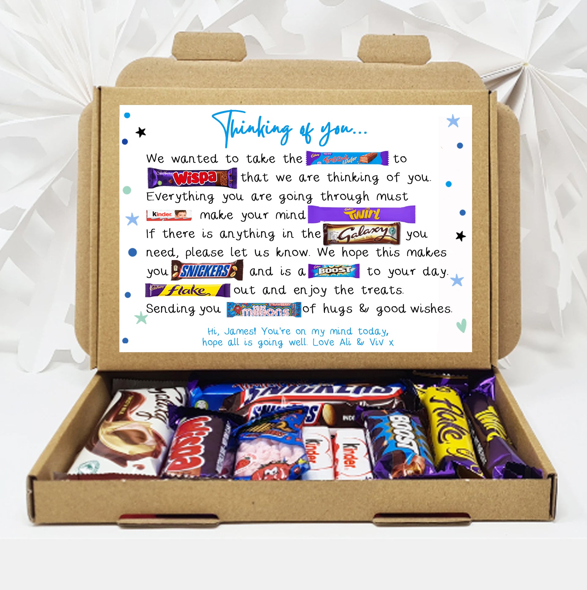 You got this Thinking of you Treat Box, Hug in a box, Letterbox gift, Cheer up, Pick me up, Good Luck gift, gift for friend, thinking of you