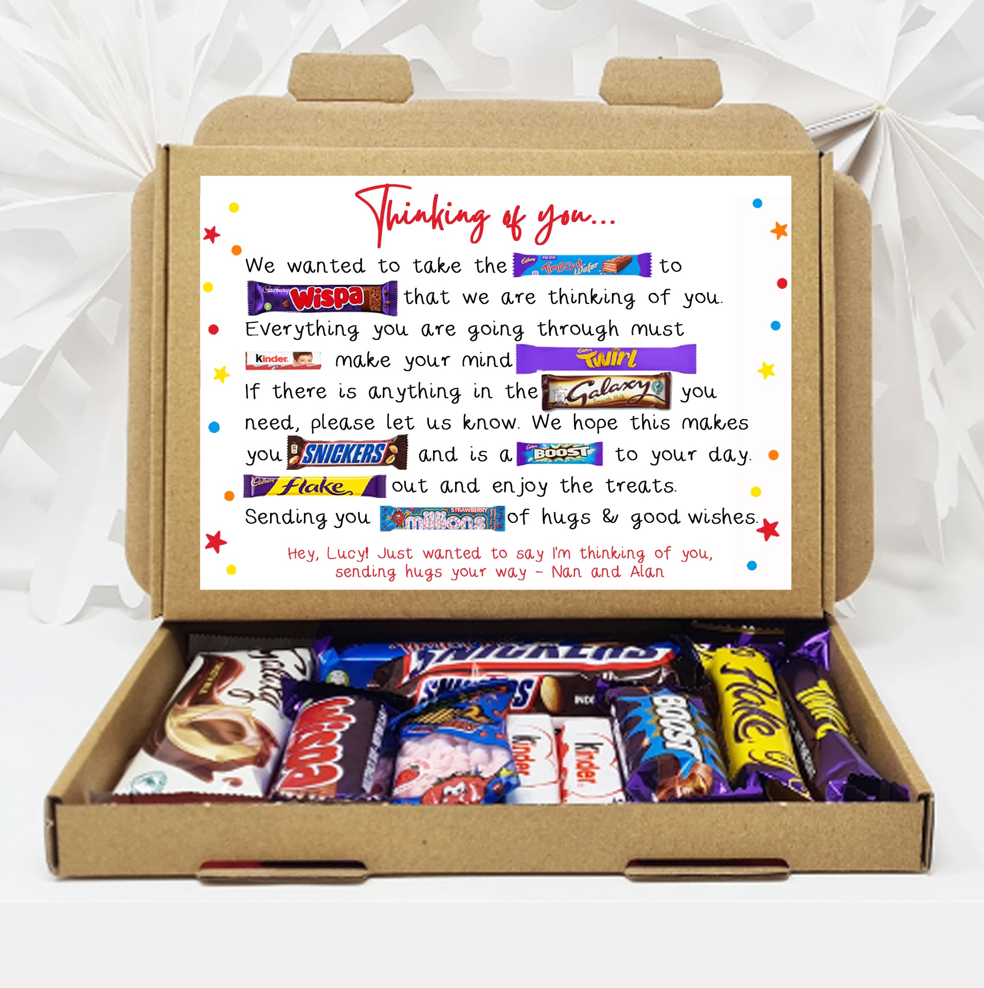 You got this Thinking of you Treat Box, Hug in a box, Letterbox gift, Cheer up, Pick me up, Good Luck gift, gift for friend, thinking of you