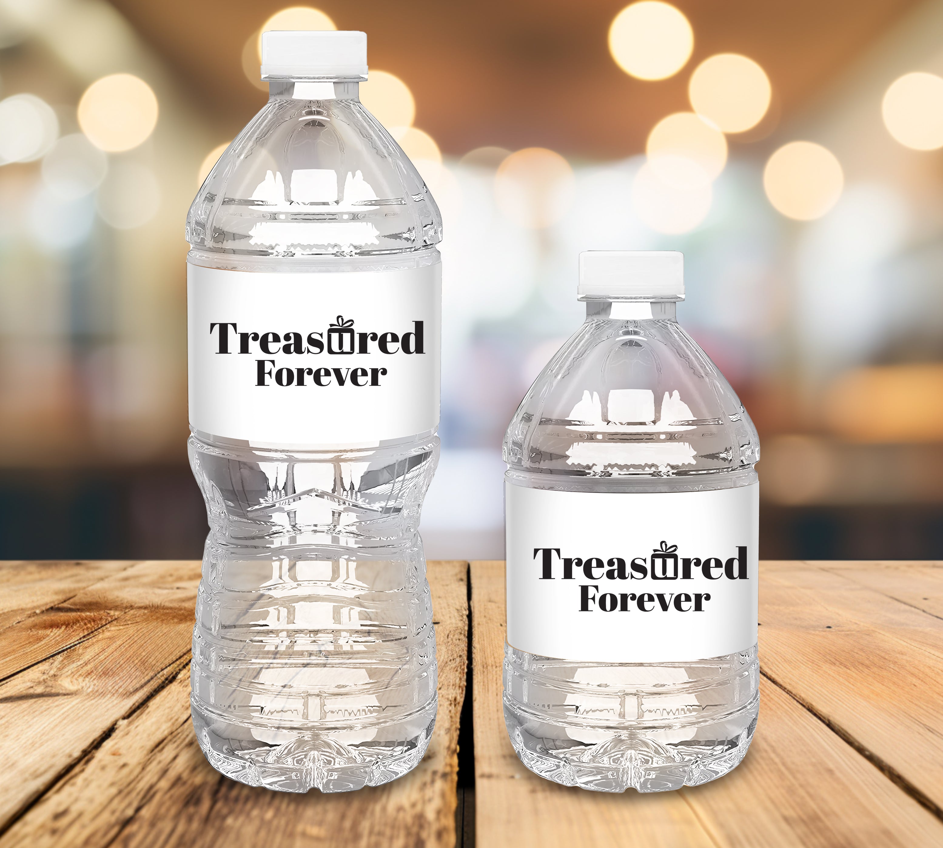 Personalised Logo Water Bottle Labels – Thank You Water Bottle Labels, Waterproof Label, Wedding Welcome Bags Corporate day Events