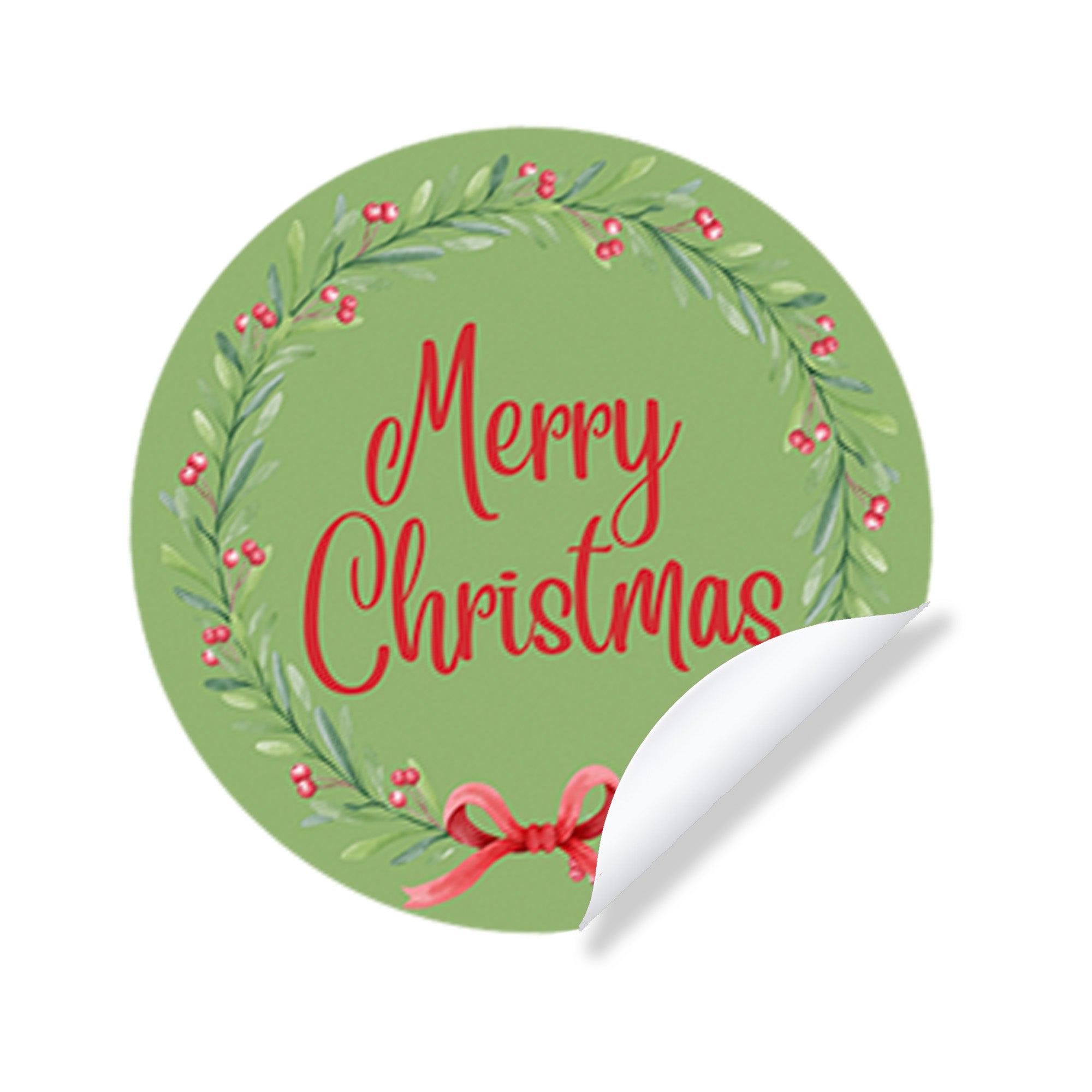Merry Christmas Chocolate Coins & Sticker Party Favors Kids Party Bag Fillers Festive Holiday Treats Bulk Option Santa gifts Stocking Wreath