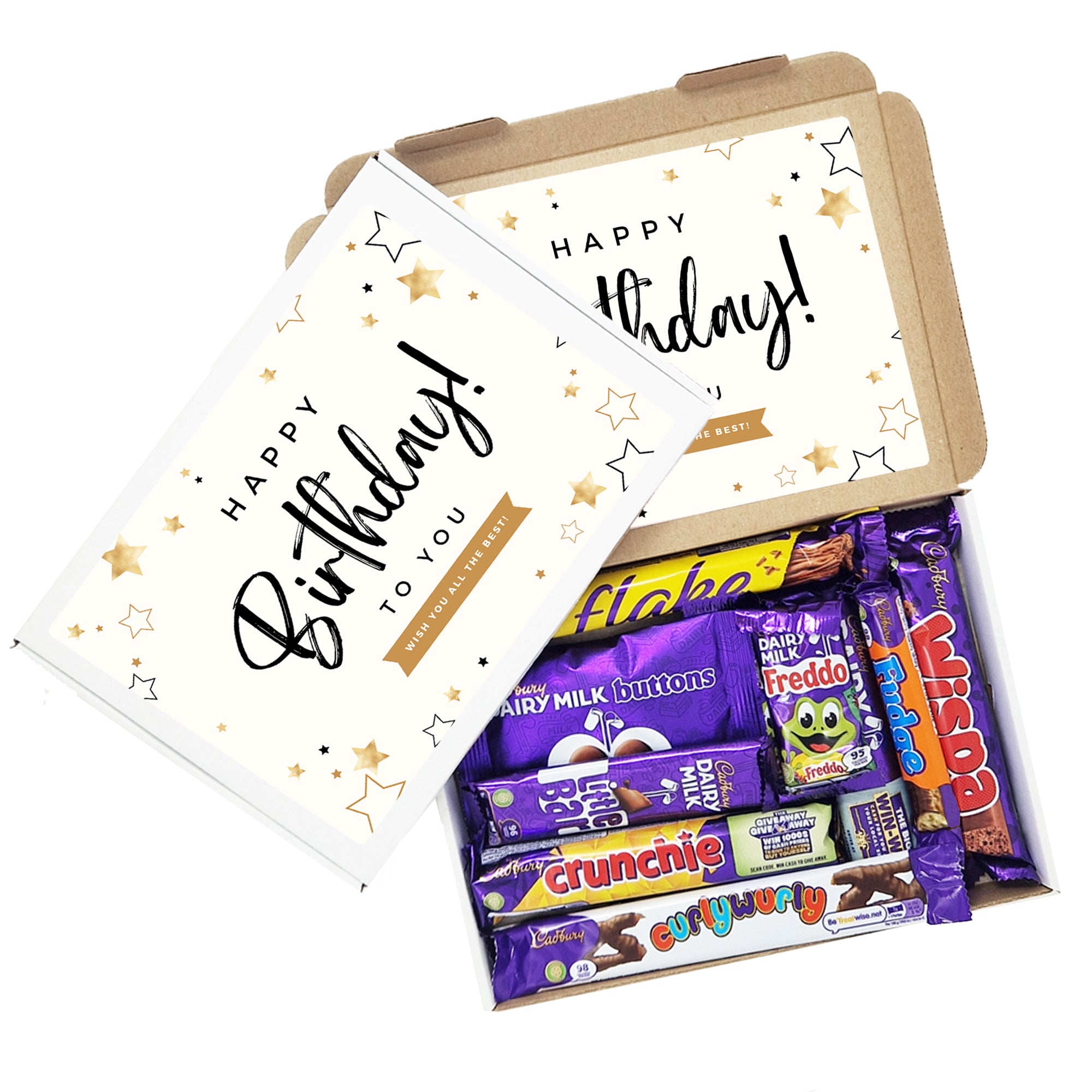Chocolate Gift Box - 10 Full Size Bars - Funny Gift For Chocolate Lovers Christmas Birthday Get Well Soon Recovery Hamper Selection