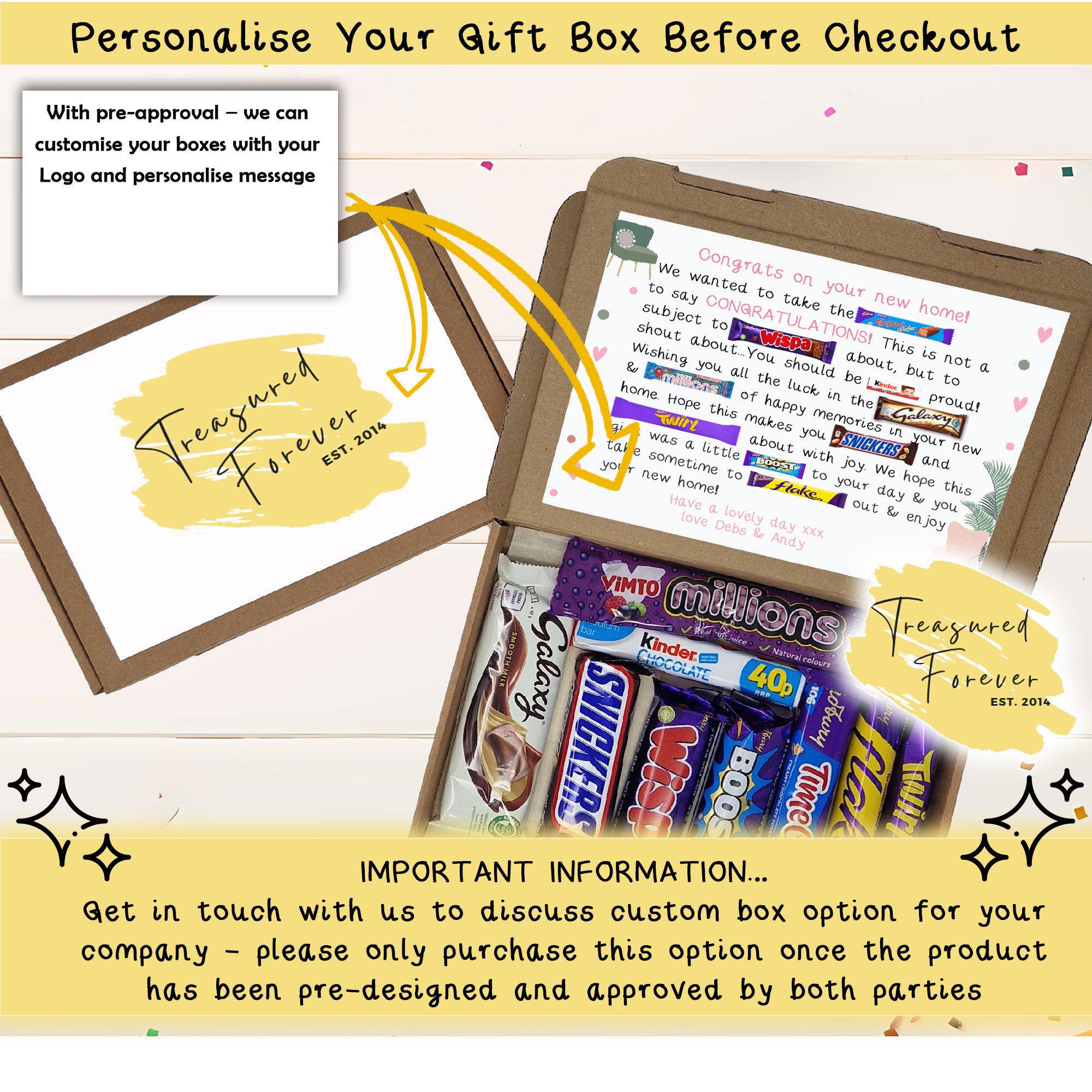 Corporate gifting Thank you Treat Box - Poem