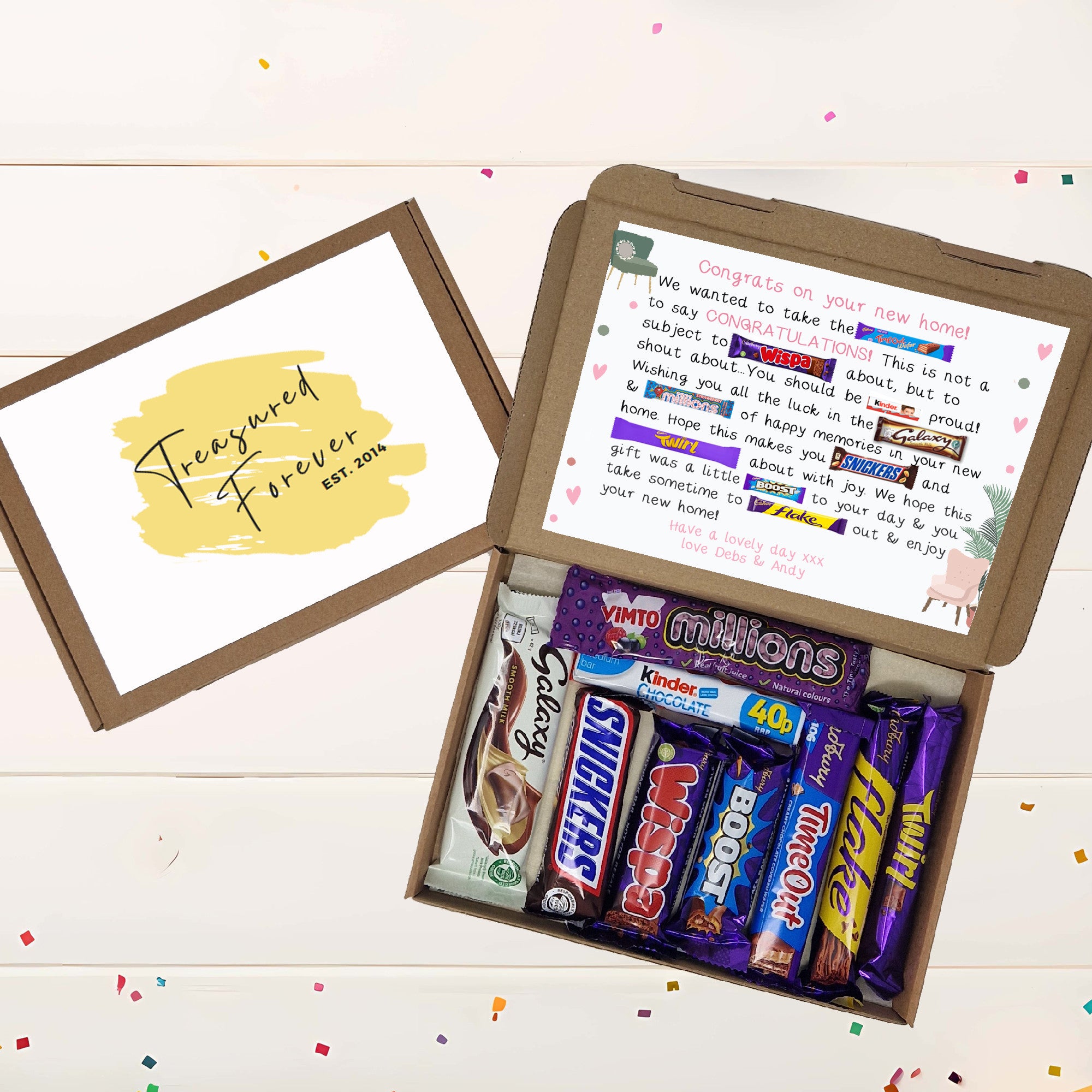 Corporate gifting Thank you Treat Box - Poem