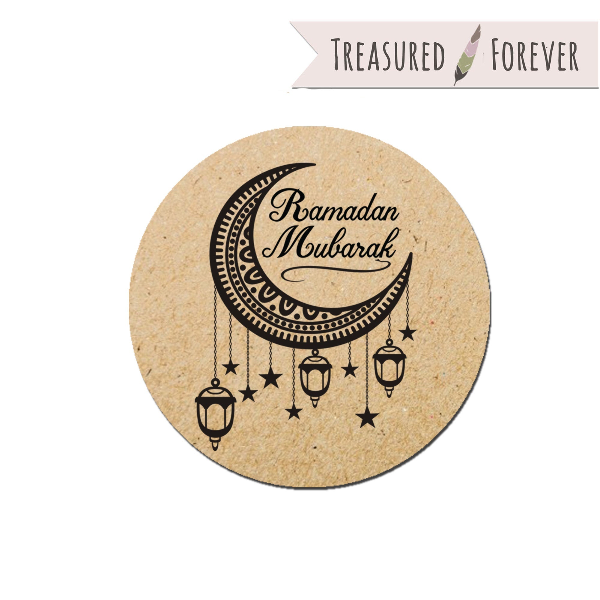 Eid Mubarak & Ramadan Muslim Hajj Celebration - 35 Stickers Labels