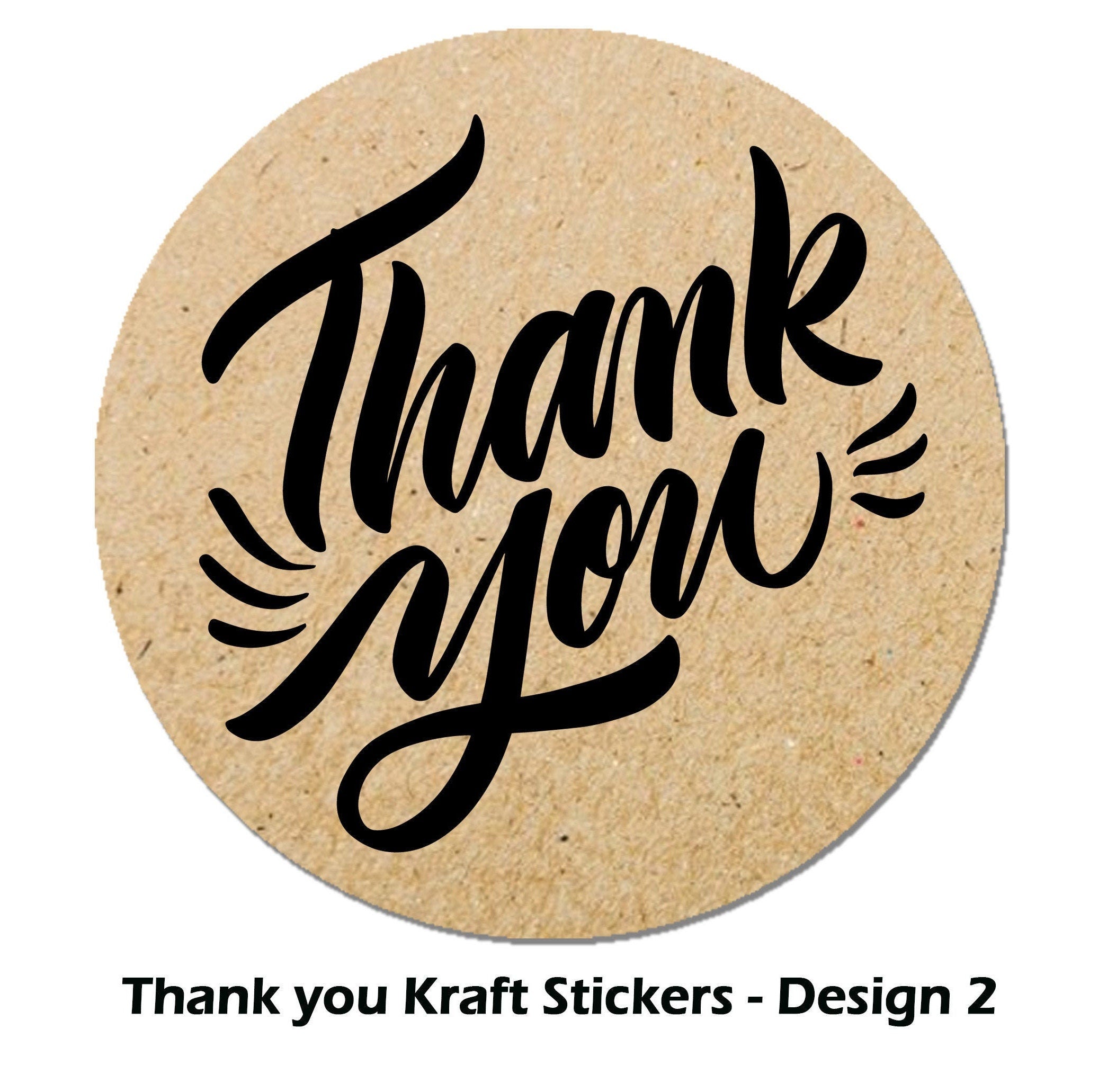 Thank you Stickers Handmade by Stickers Labels Seals Craft Wedding Favours Toppers