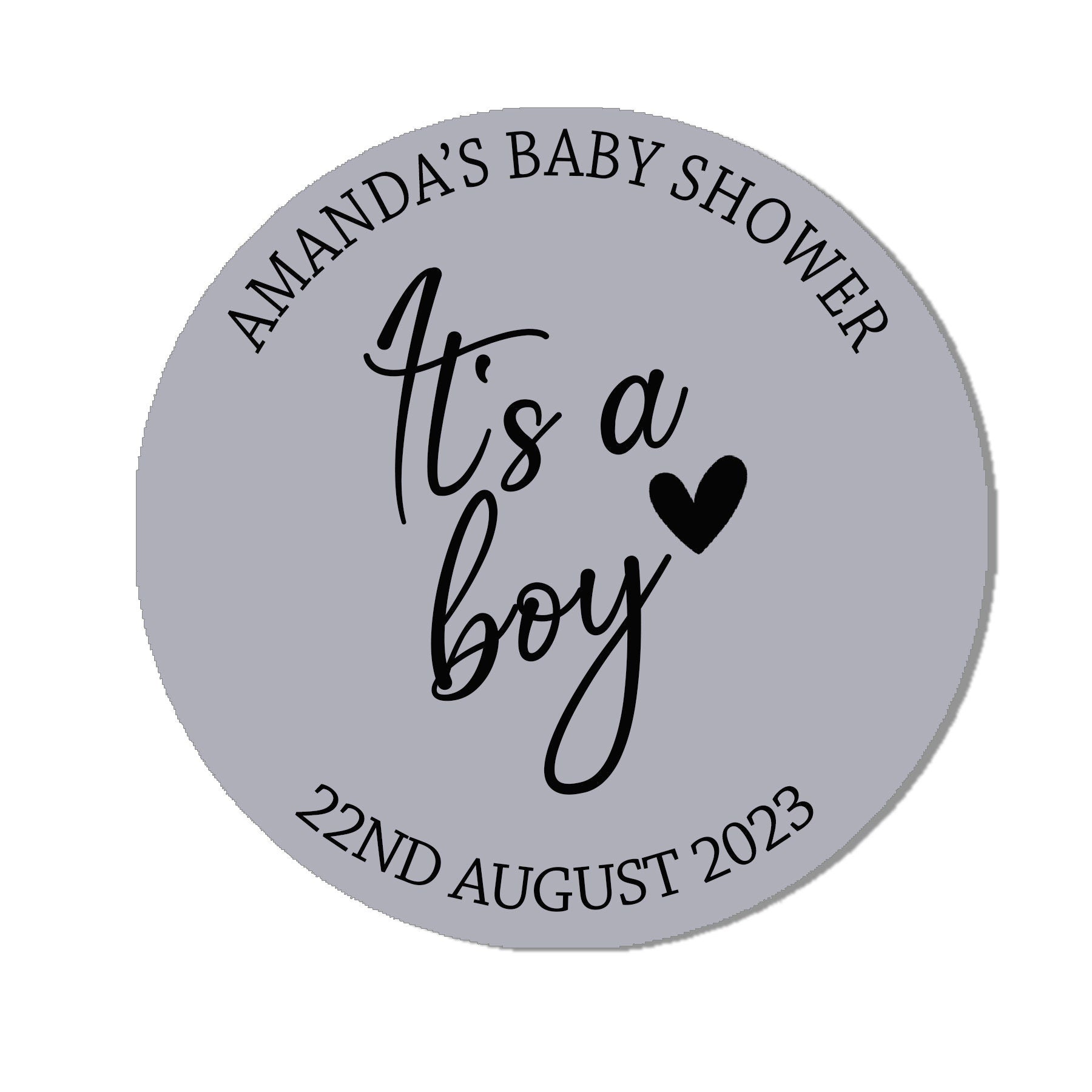 35 Personalised Baby Shower Stickers Thank You It's a Boy It's a Girl stickers, Favour bag stickers, Ready to Pop - Various colours