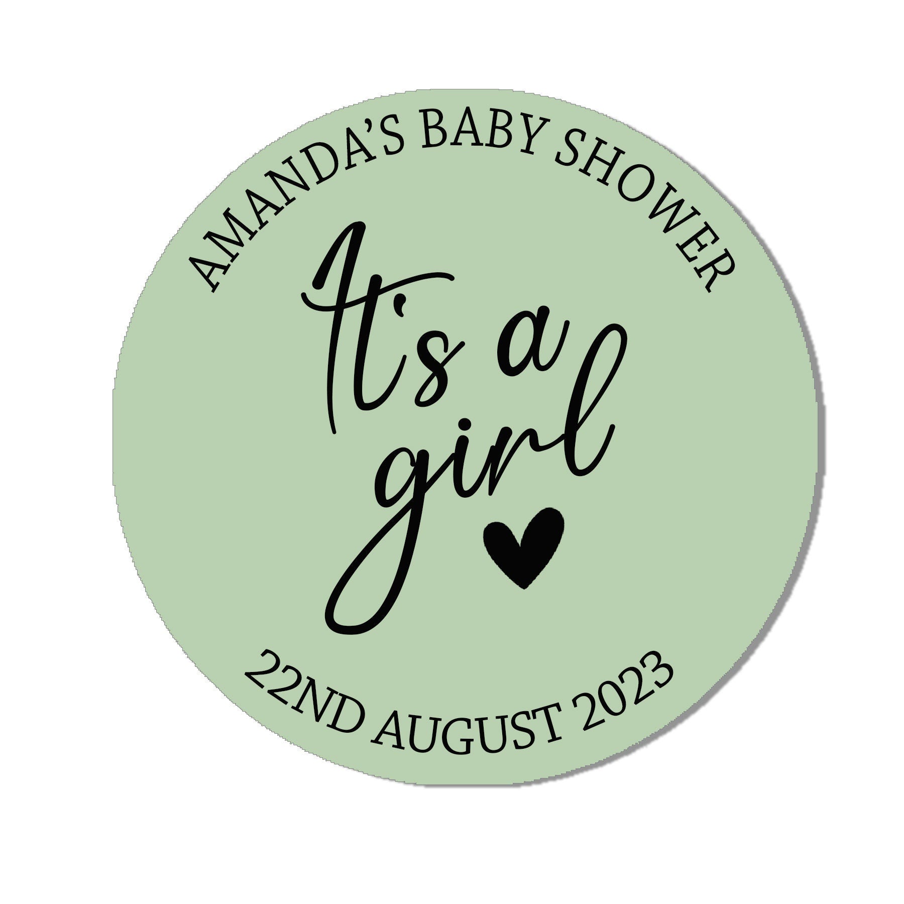 35 Personalised Baby Shower Stickers Thank You It's a Boy It's a Girl stickers, Favour bag stickers, Ready to Pop - Various colours
