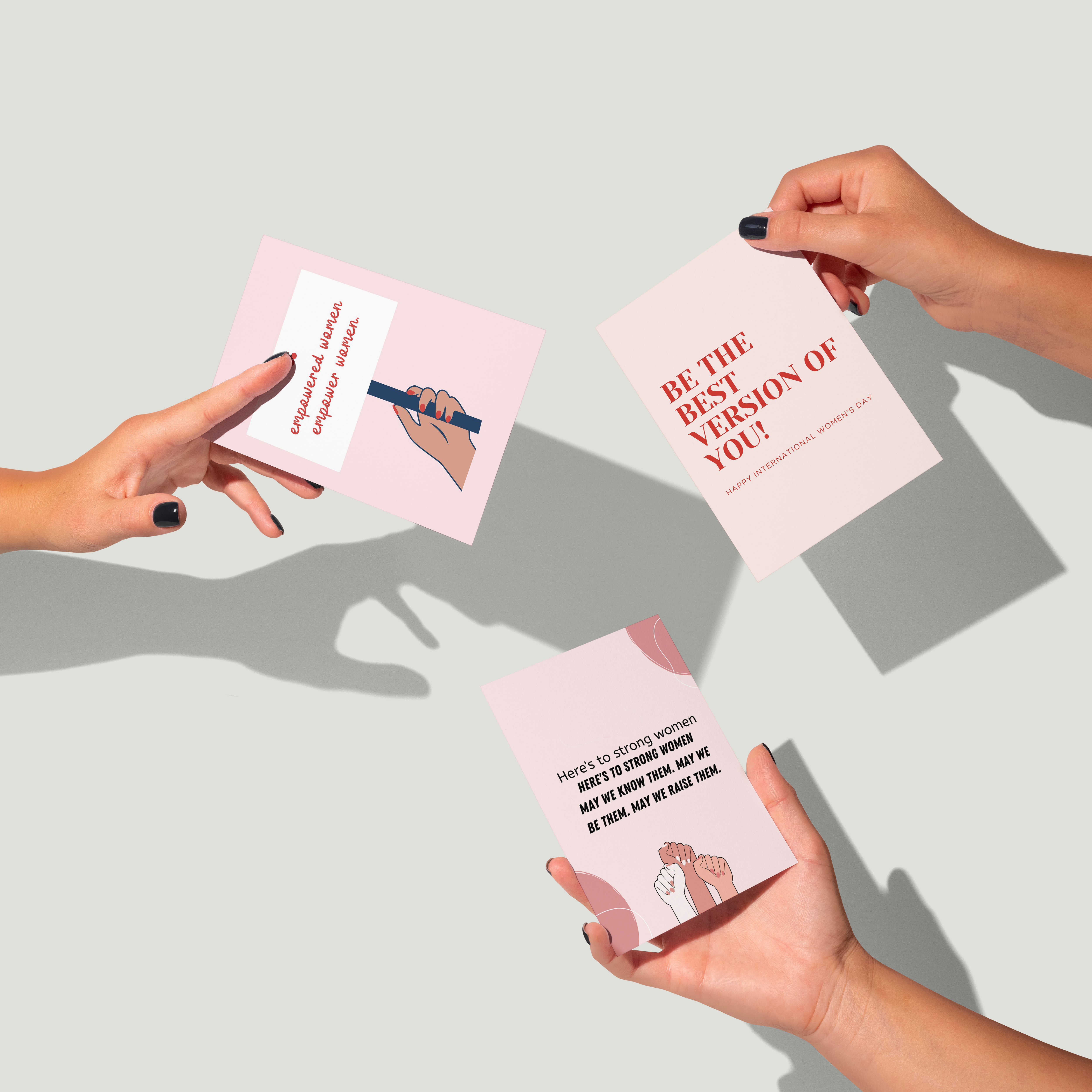 International Women’s Day Postcard Pack Empower Her – Limited Edition - Thank You Gifts Event Goodie bags gift