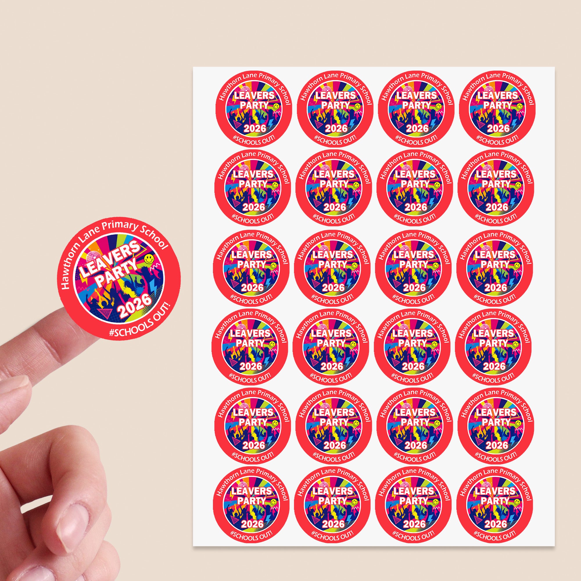 Personalised Class of 2026 Chocolate coins Year 6 / 11 School Leaver Teacher Leaving Gifts School Stickers, Graduation labels - End of Year