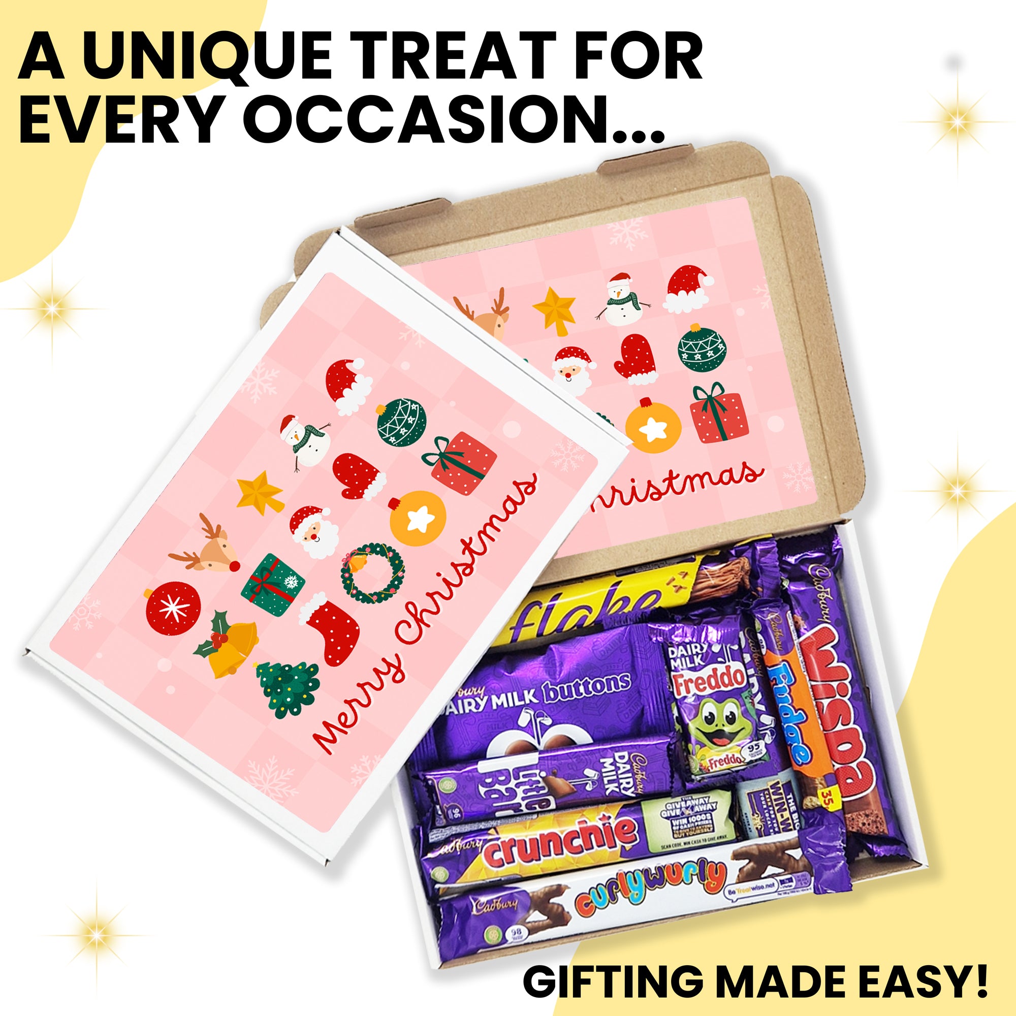 Chocolate Gift Box - 10 Full Size Bars - Funny Gift For Chocolate Lovers Christmas Birthday Get Well Soon Recovery Hamper Selection