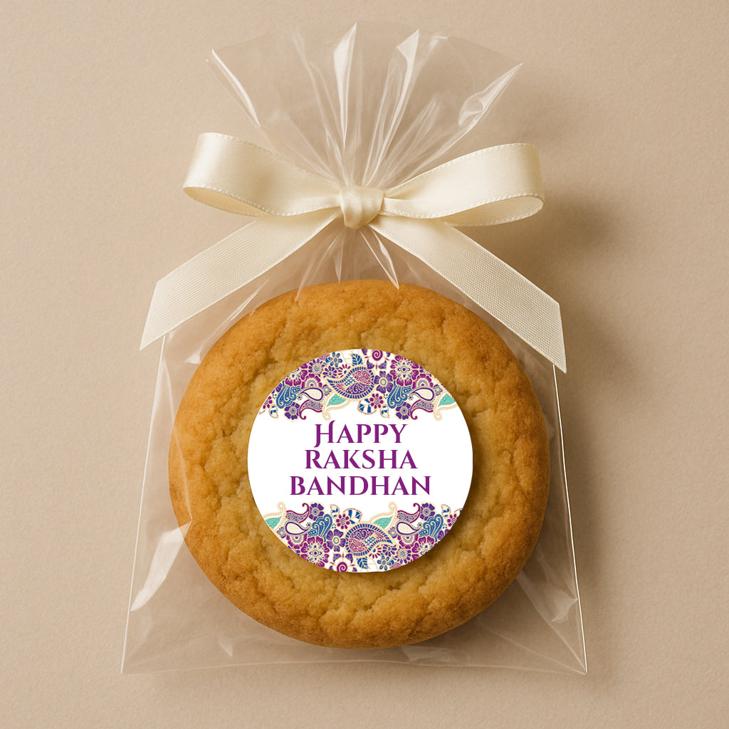 Raksha Bandhan Gift Stickers – Rakhi Celebration Favour Labels x 35 – Custom Festival Tags Methai
