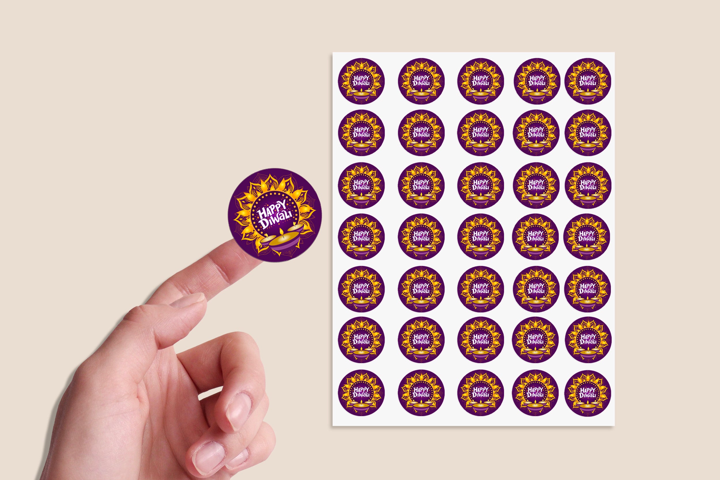 Diwali Chocolate Coins with Stickers – Festive Party Favours, Return Gifts, Family Treats & Methai  Goodies Bulk Options Available