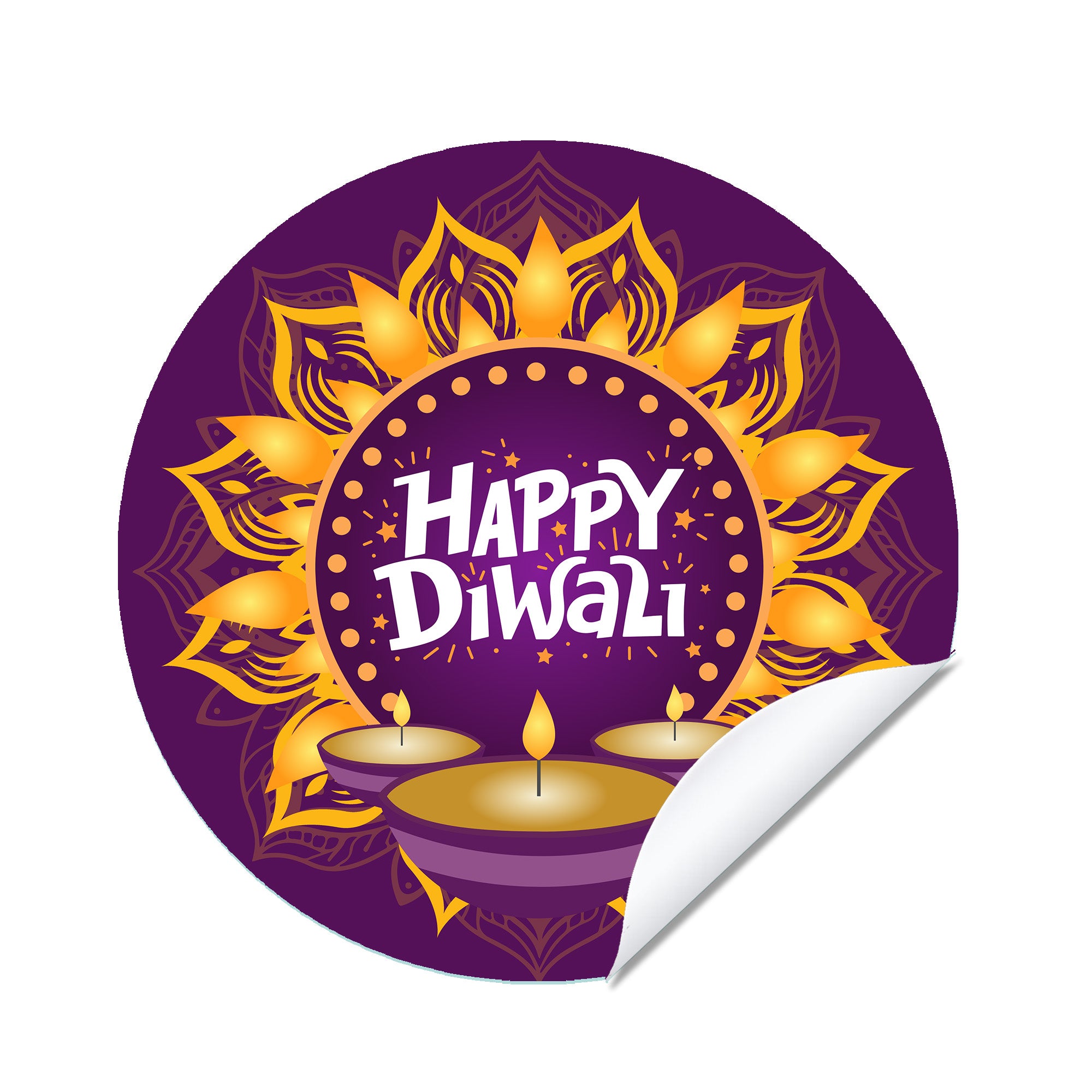 Diwali Party Sweet Bags | Vegan Halal Favour Bags with Personalised Stickers Diwali / Divali / Sal Mubarak Giveaways Treat Bags