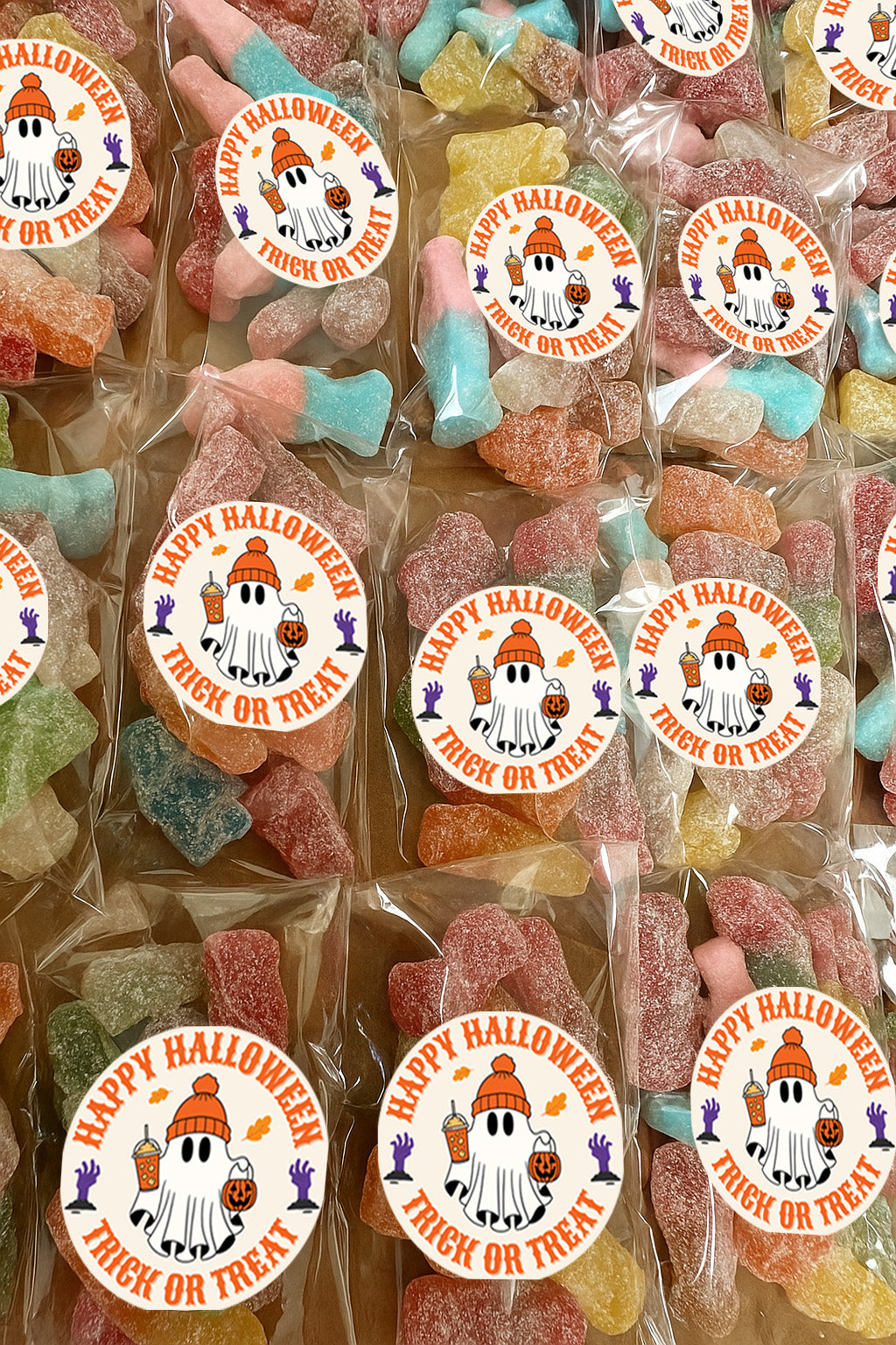 Pre-filled Sweet Favour Bags with Stickers Party Favours | Party Bags | With Themed Stickers | Various Styles