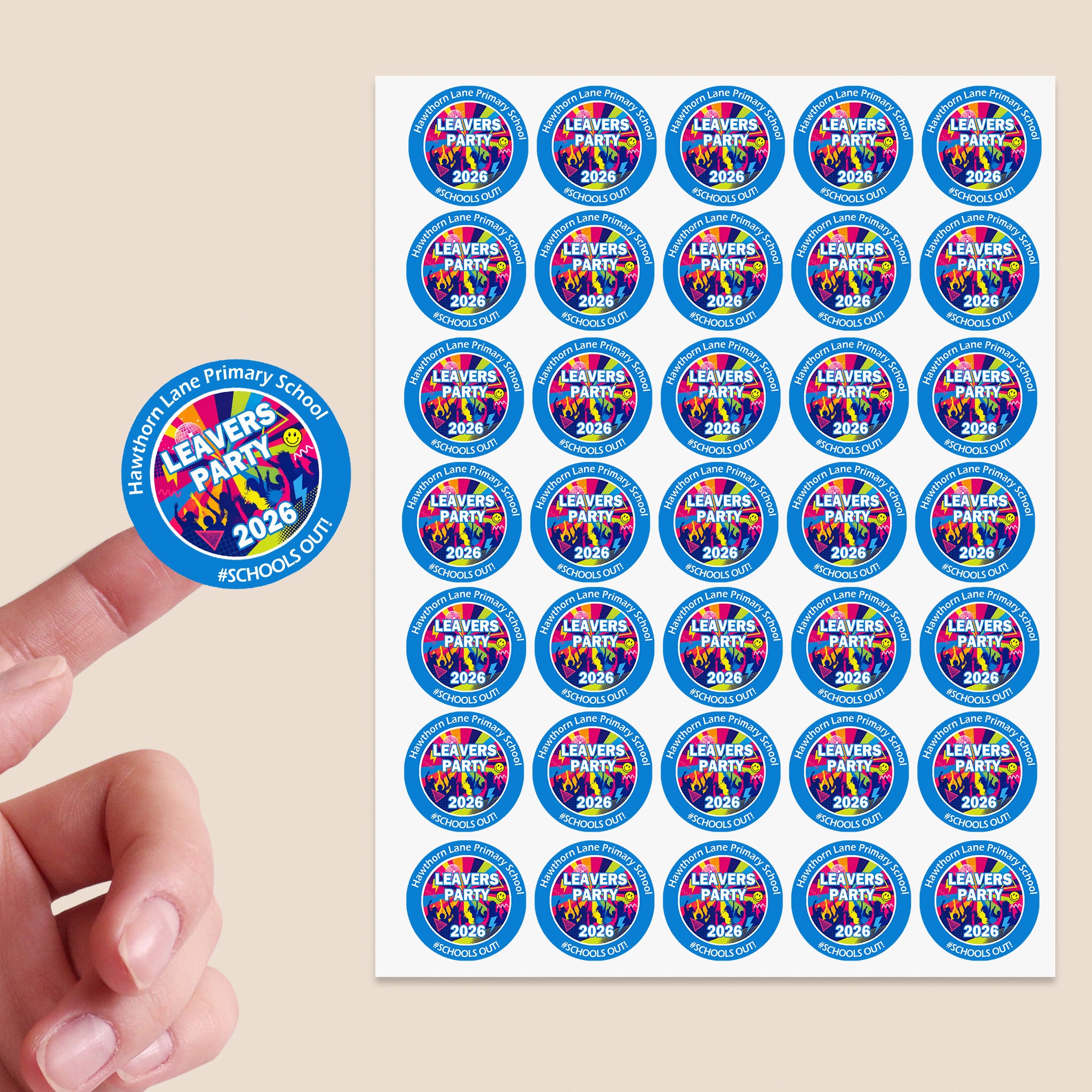 Personalised Class of 2026 Chocolate coins Year 6 / 11 School Leaver Teacher Leaving Gifts School Stickers, Graduation labels - End of Year