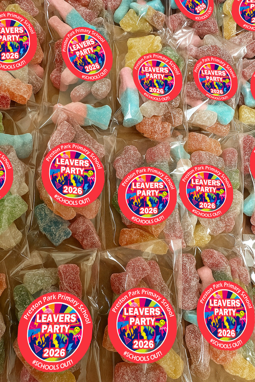 Personalised Class of 2026 Leavers Vegan Sweet Treats Year 6 / 11 School Teacher Gifting Gifts School , Graduation labels - End of Year