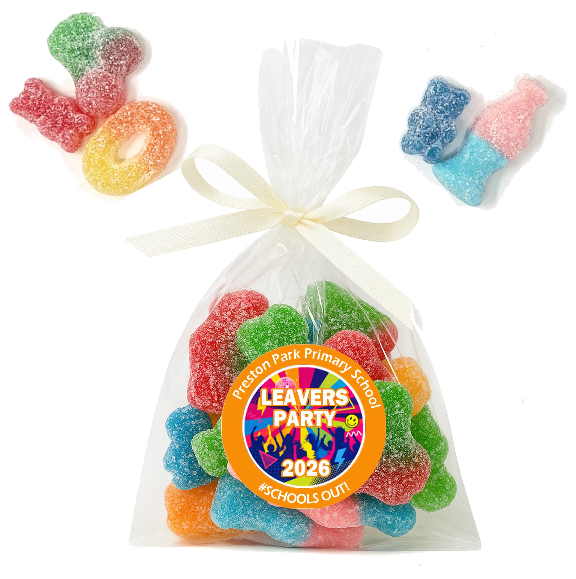 Personalised Class of 2026 Leavers Vegan Sweet Treats Year 6 / 11 School Teacher Gifting Gifts School , Graduation labels - End of Year