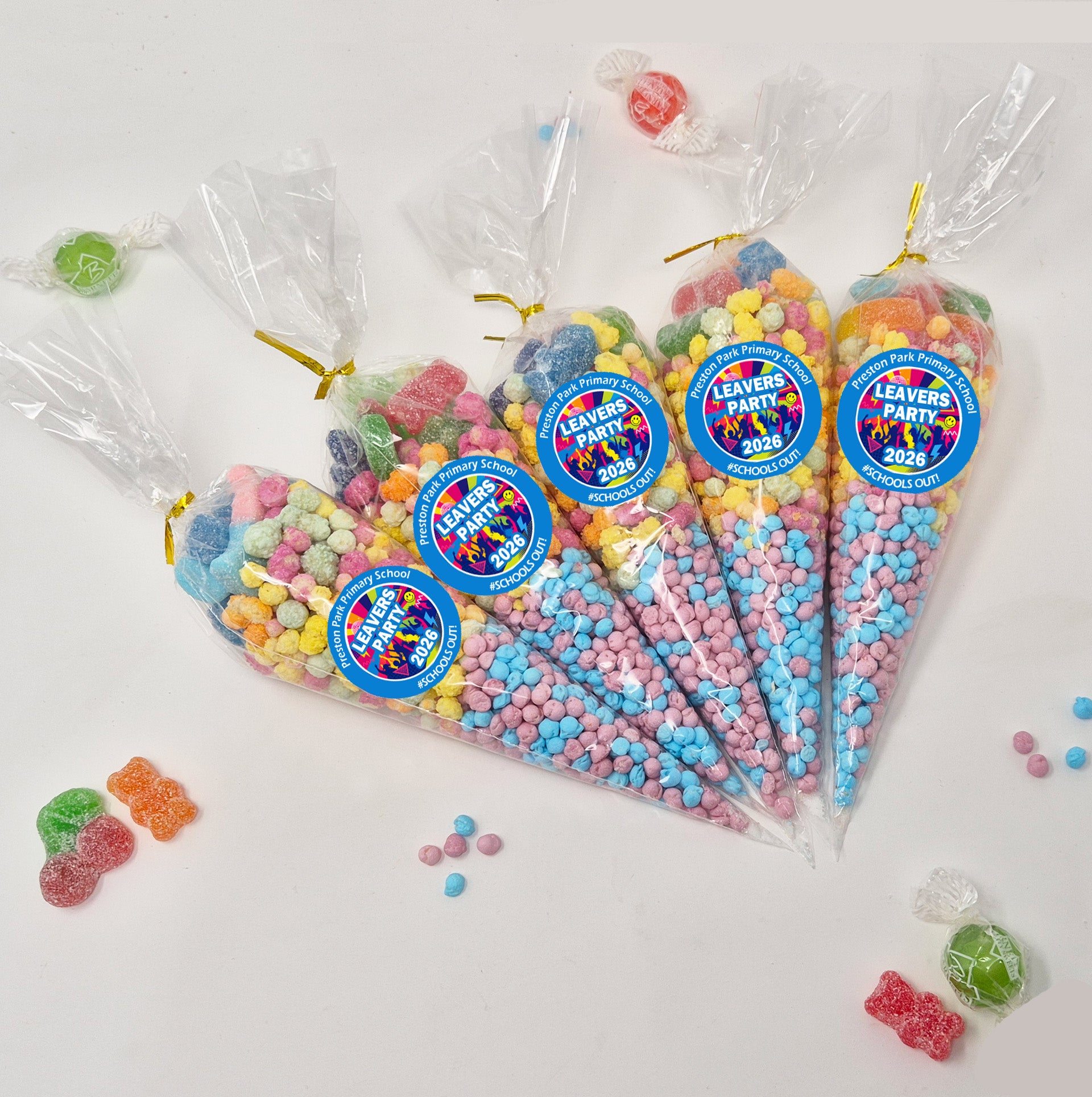 Personalised Class of 2026 Leavers Vegan Sweet Treats Year 6 / 11 School Teacher Gifting Gifts School , Graduation labels - End of Year